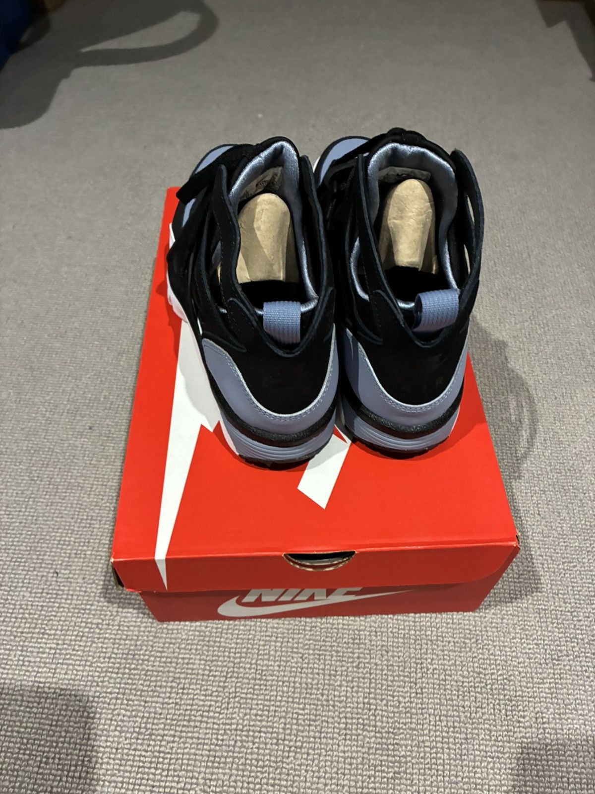 Nike Nike Air Trainer Huarache OG Black Cool Blue Men 8.5uk Size US 8.5 / EU 41-42 - 3 Thumbnail
