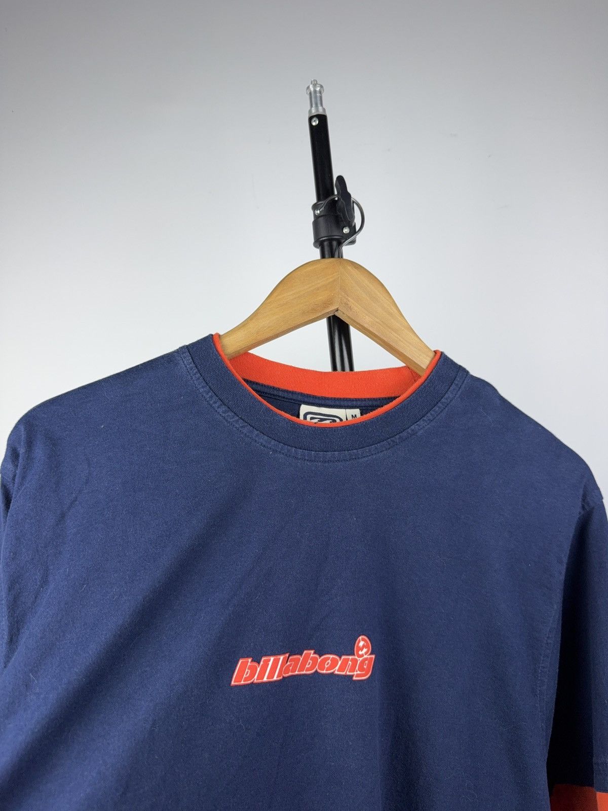 Billabong Vintage 00s Y2K Surf Billabong Navy Red Logo Long Sleeve Tee Size US M / EU 48-50 / 2 - 2 Thumbnail