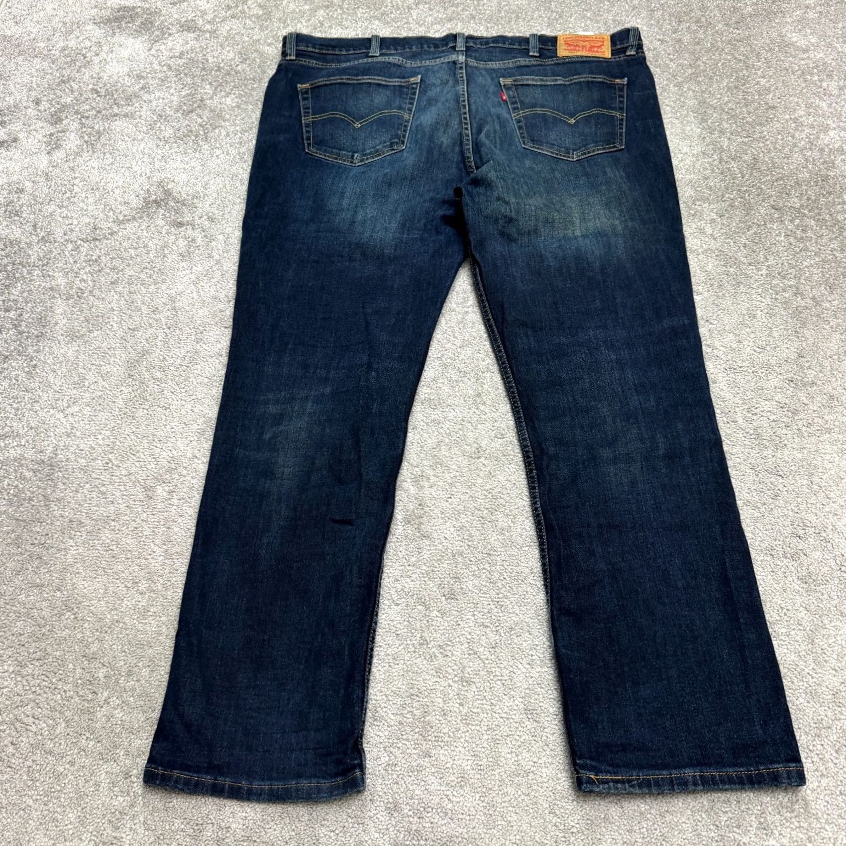 Levi's Levi's 511 Straight Leg Slim Fit Denim Jeans Mens 42x32 Blue Dark Wash Casual Size US 42 / EU 58 - 2 Thumbnail