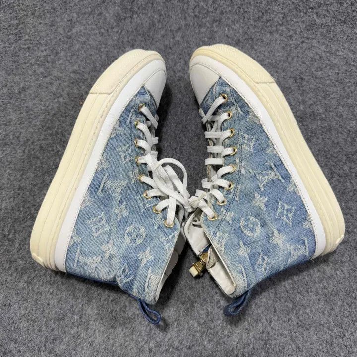 Louis Vuitton Louis Vuitton Stellar Casual Shoes in Blue -2508 Size US 5 / EU 37 - 8 Thumbnail