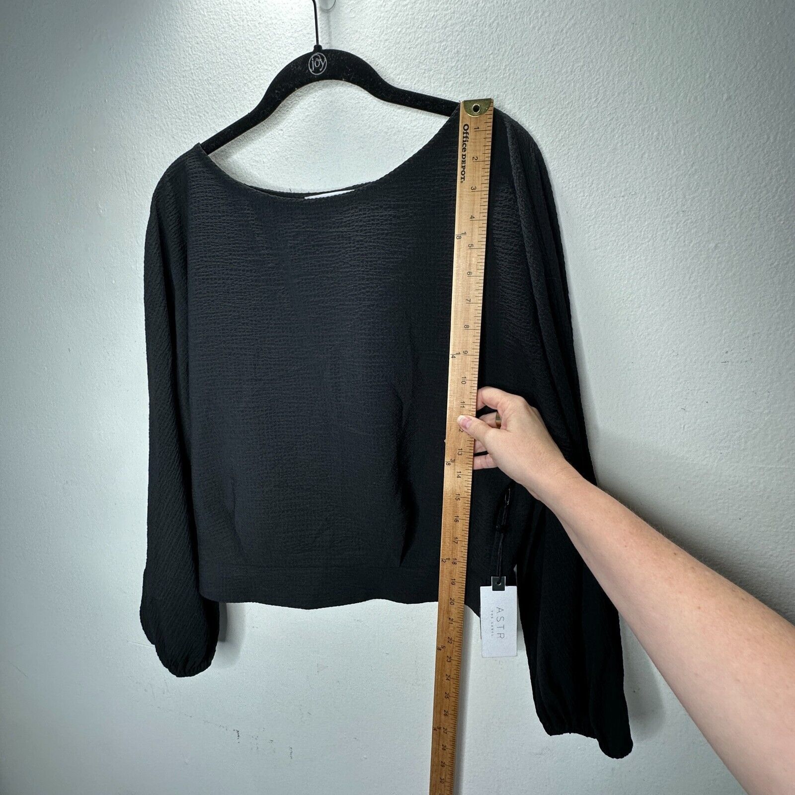 ASTR The Label NWT ASTR The Label Black Rib Long Sleeve Peek A Boo Back M Size M / US 6-8 / IT 42-44 - 6 Thumbnail