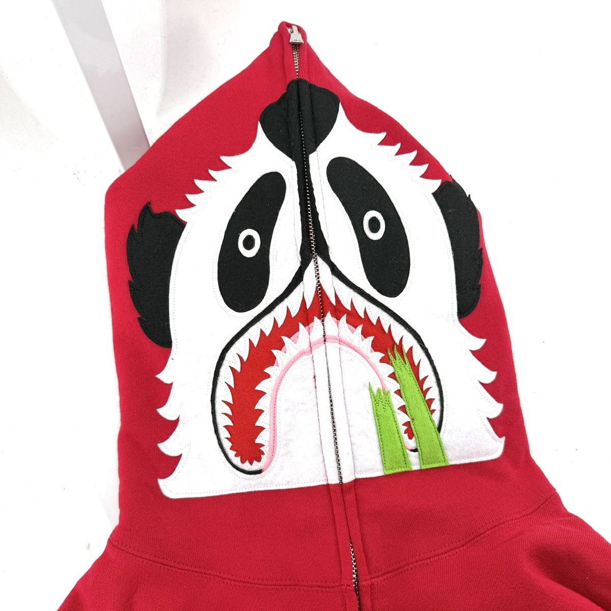 Bape Bape Panda Shark Zip Up Hoodie Size Medium Size US L / EU 52-54 / 3 - 6 Thumbnail