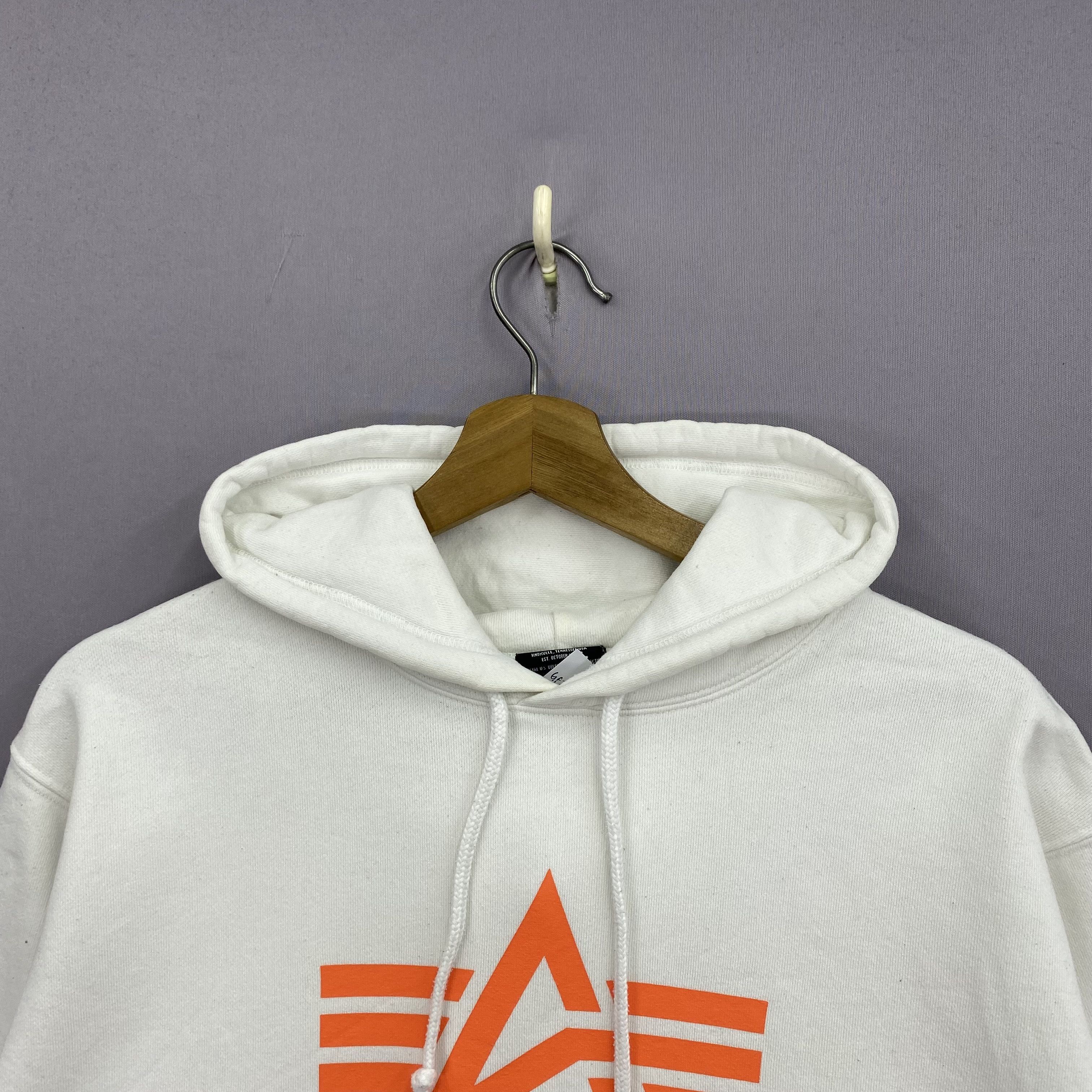 Alpha Industries Vintage Alpha Industries Sweater Hoodie Sweatshirt Jumper Size US M / EU 48-50 / 2 - 5 Thumbnail