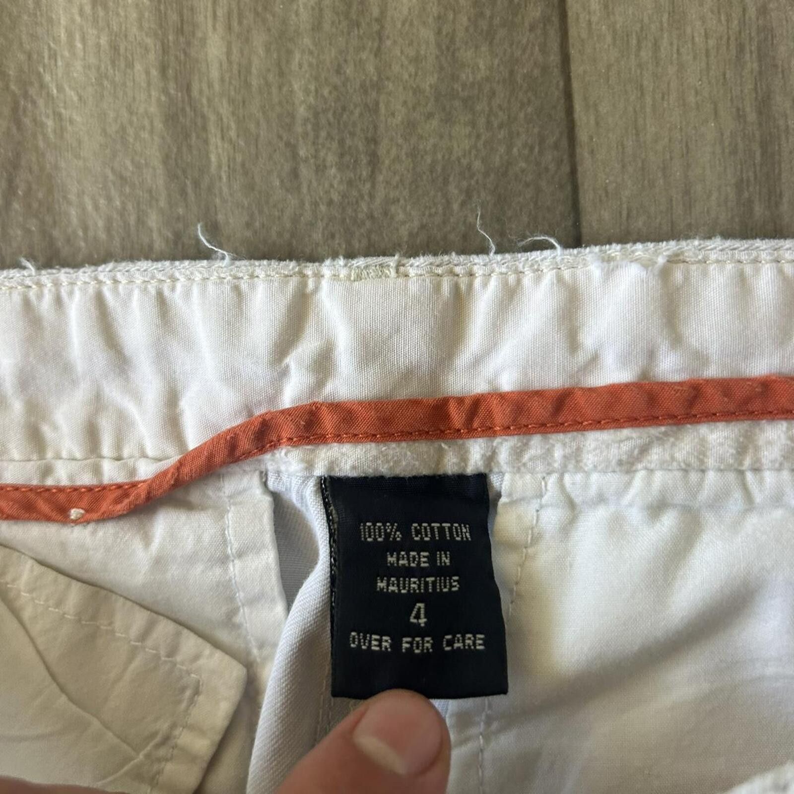 Abercrombie & Fitch Vintage Tan Cream Bootcut Denim Jeans Pants size 4 Size 27" / US 4 / IT 40 - 4 Thumbnail
