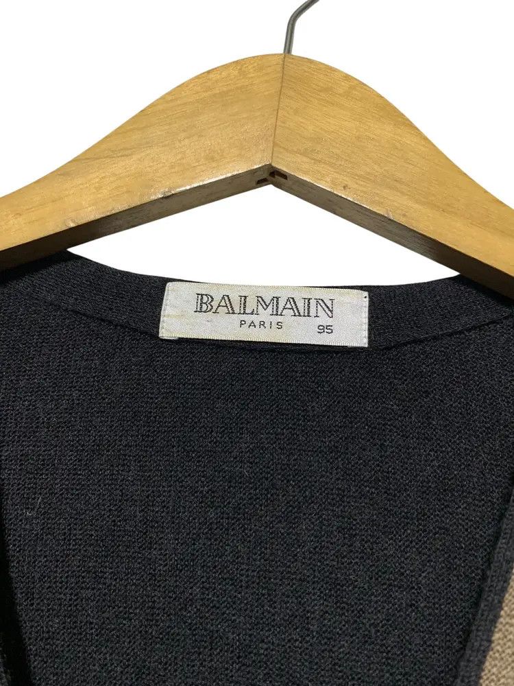 Balmain 2000s Balmain boxy fit mohair cardigan Size US L / EU 52-54 / 3 - 8 Thumbnail