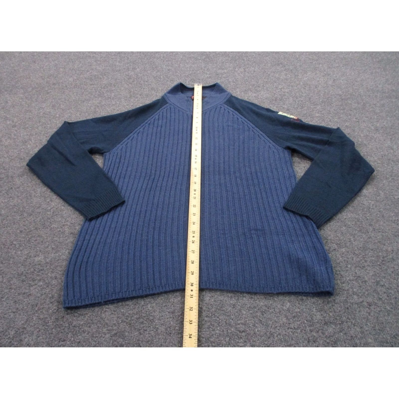 Diesel VINTAGE Diesel Sweater Mens XL Blue Wool Acrylic Pullover Ribbed Casual Knit Logo Brand Diesel Mens XL Blue Pullover Sweater Size US XL / EU 56 / 4 - 4 Thumbnail