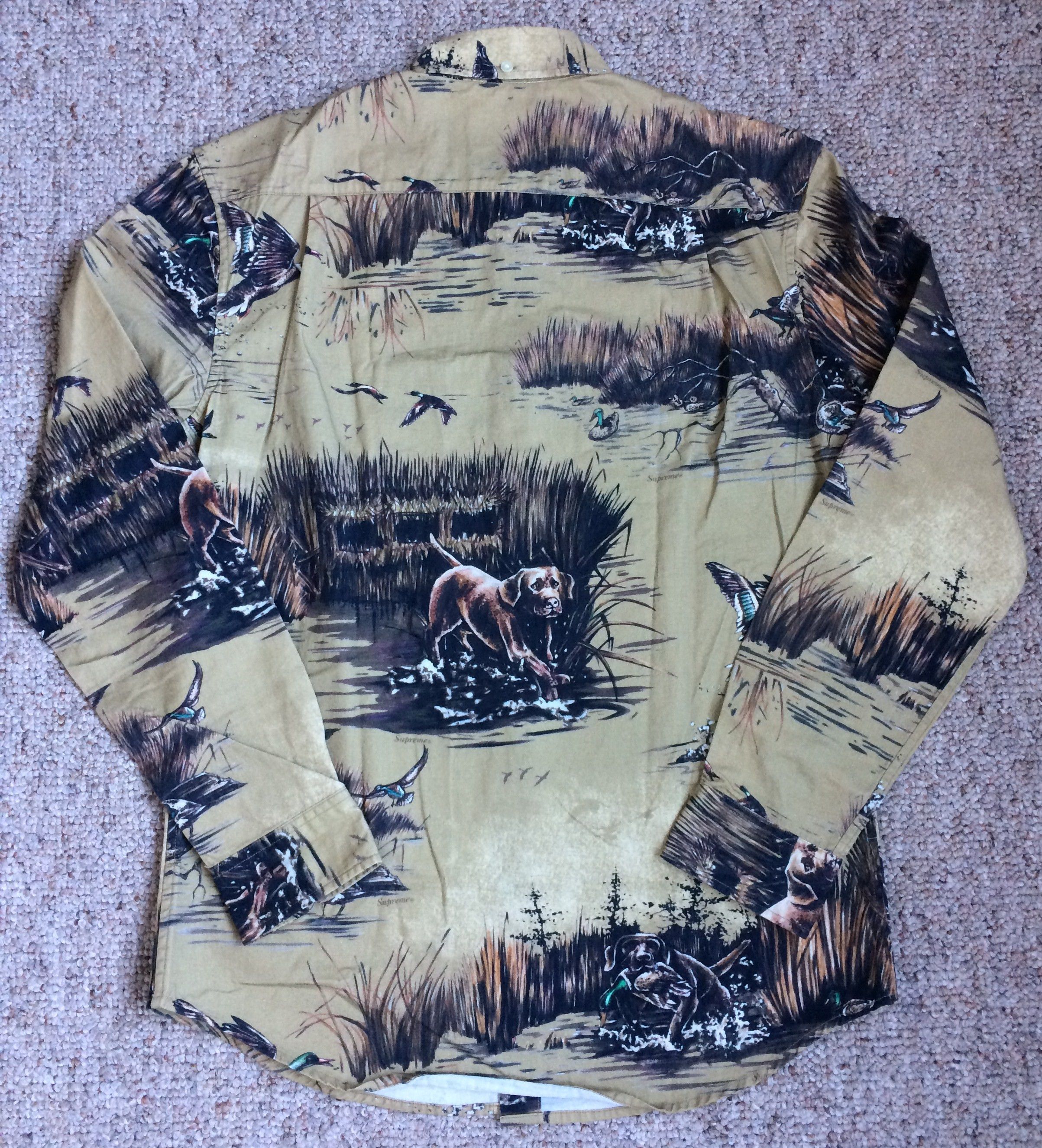 Supreme F/W 2012 Supreme Dogs & Ducks Button Up Shirt Size US S / EU 44-46 / 1 - 5 Thumbnail