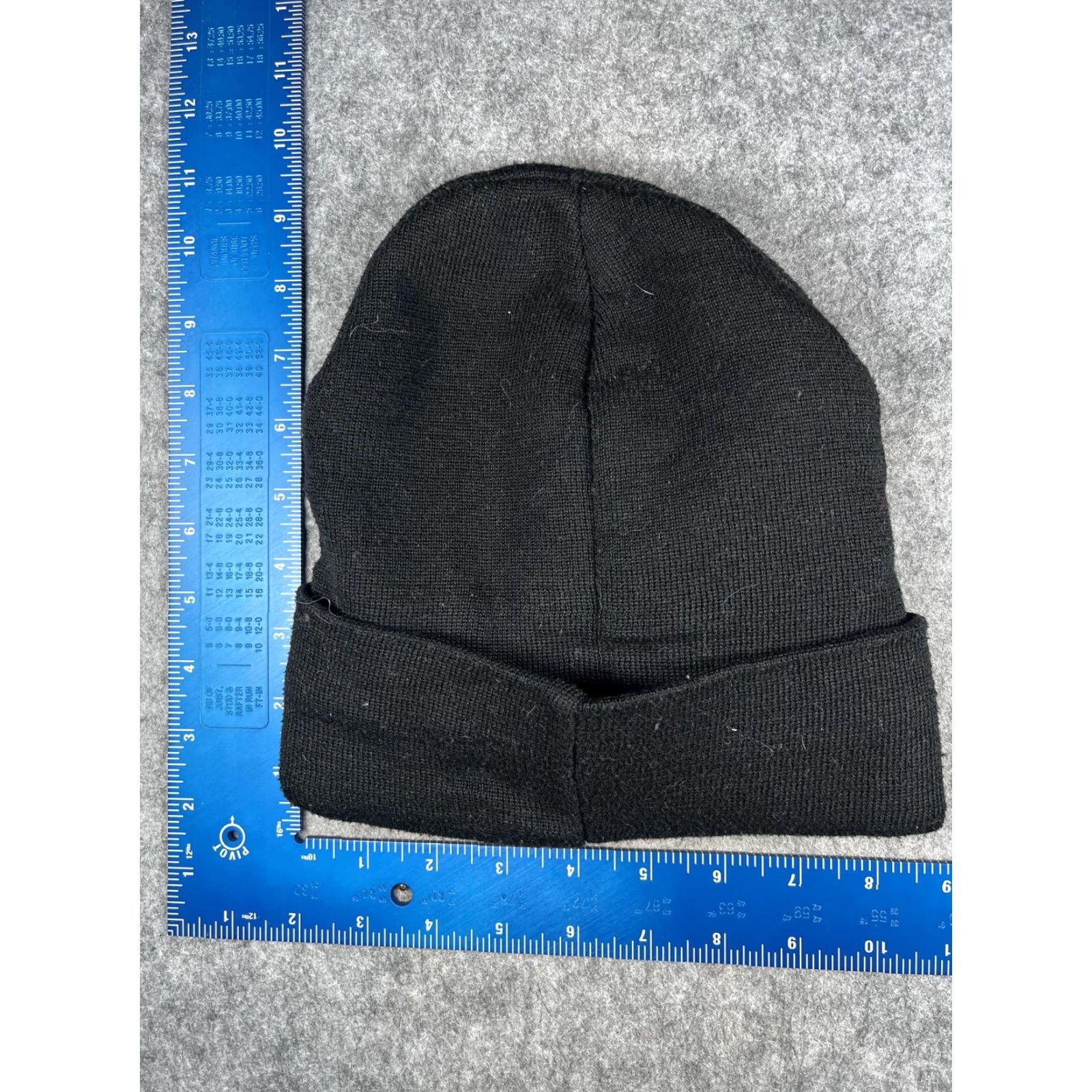 Vintage CLASSIC xiwei Beanie Mens One Size Black Knit Lined Thermal Stretch Winter Hat Size ONE SIZE - 4 Thumbnail