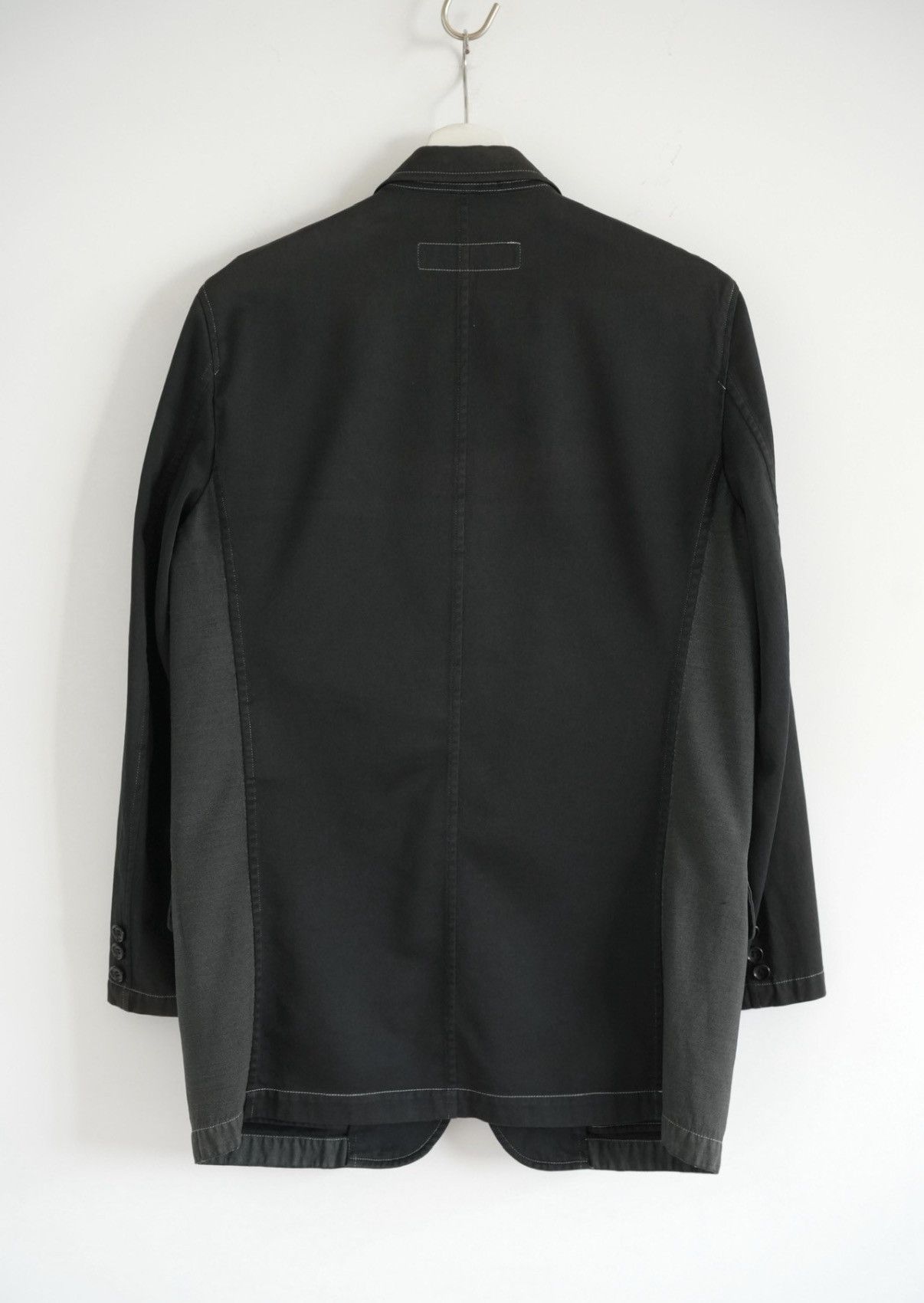 Yohji Yamamoto Comme des Garcons 02aw Contrast Stitch Panel Blazer K4 Size US S / EU 44-46 / 1 - 2 Thumbnail