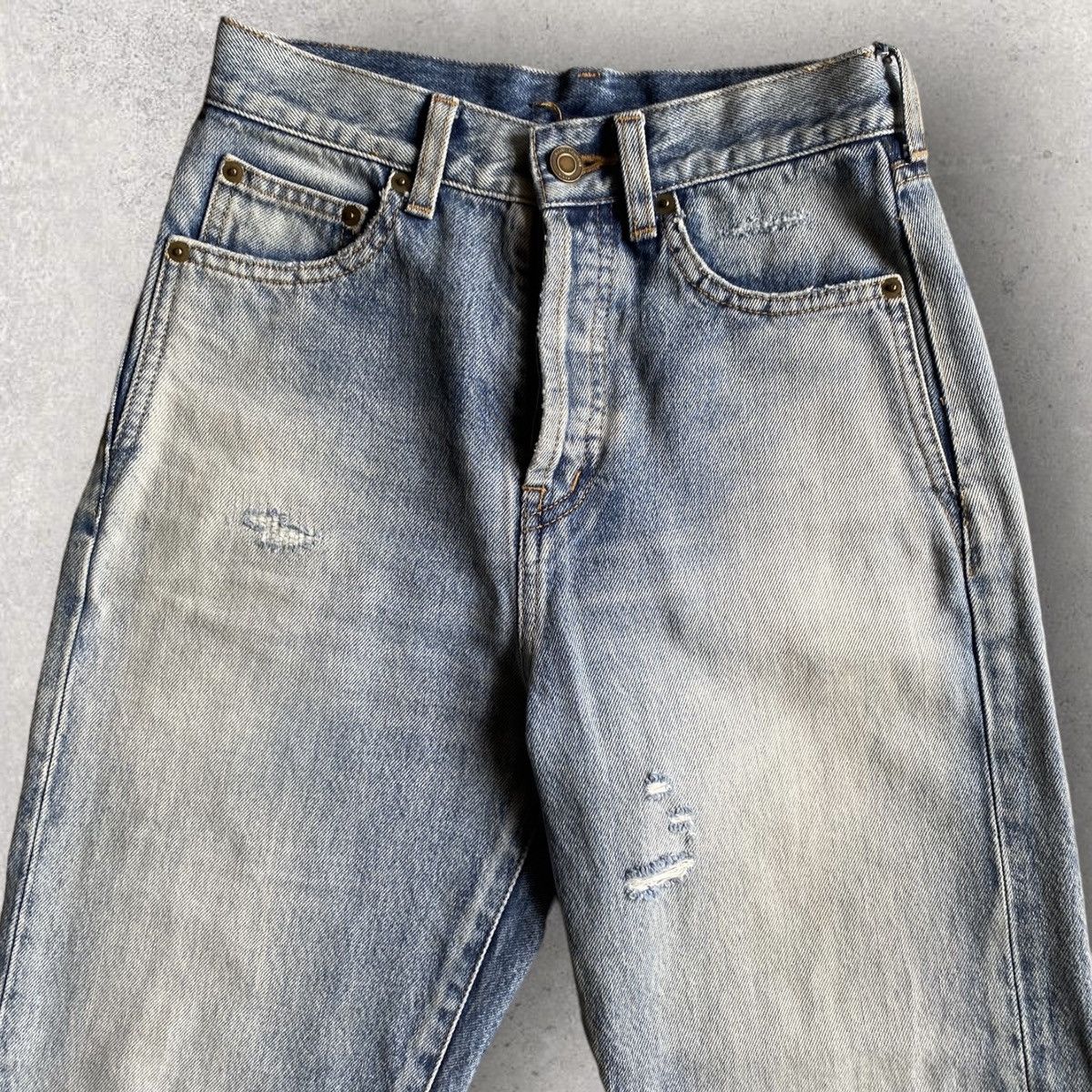 Saint Laurent Paris D19 W/SL-MW Size 25" / US 0 / IT 36 - 3 Thumbnail