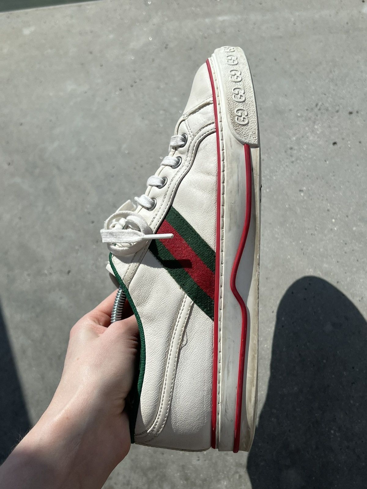 Gucci Gucci tennis 1977 ace low-top sneakers Size US 7 / EU 40 - 8 Thumbnail