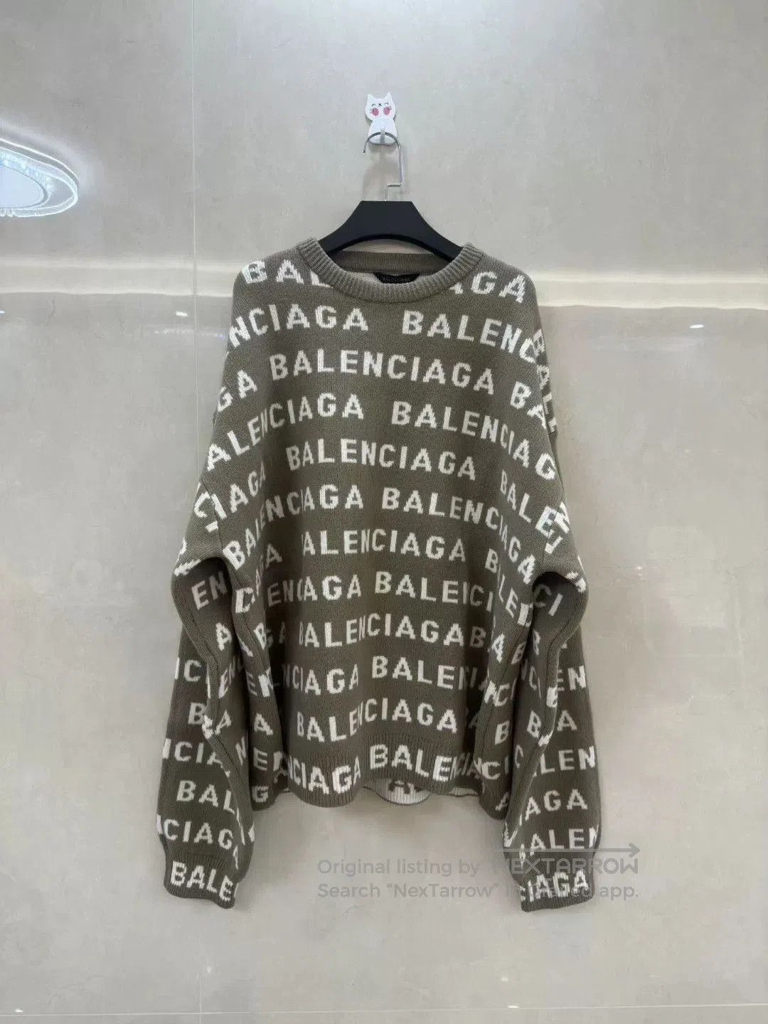 Balenciaga Balenciaga Logo Printed Sweater. Size US L / EU 52-54 / 3 - 1 Thumbnail