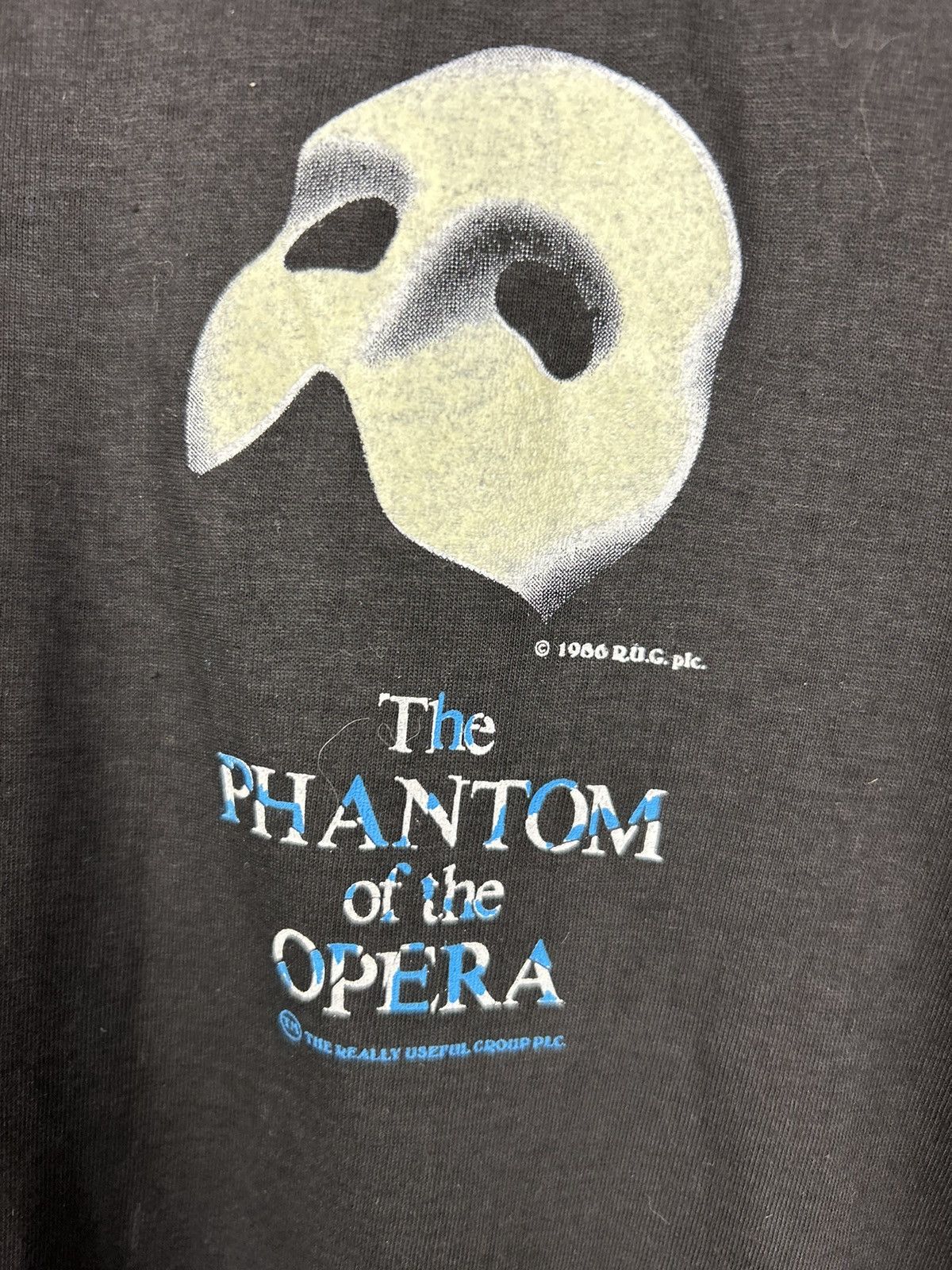 Band Tees Vintage 1986 The Phantom of the Opera T shirt Rare 80s Size US M / EU 48-50 / 2 - 6 Thumbnail