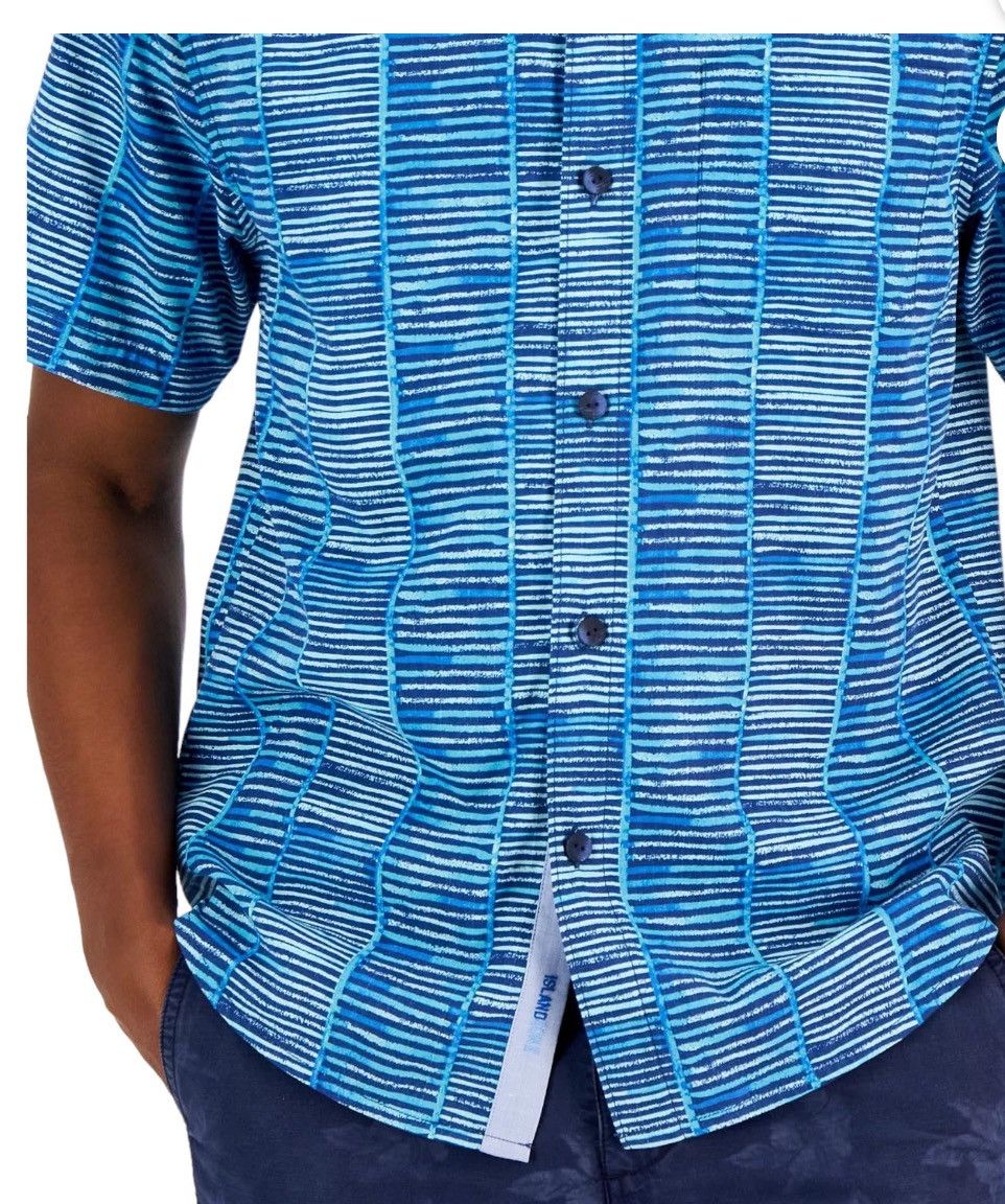 Tommy Bahama New Tommy Bahama Bamboo Beach Silk Blend Button Shirt 3XL Size US XXL / EU 58 / 5 - 4 Thumbnail