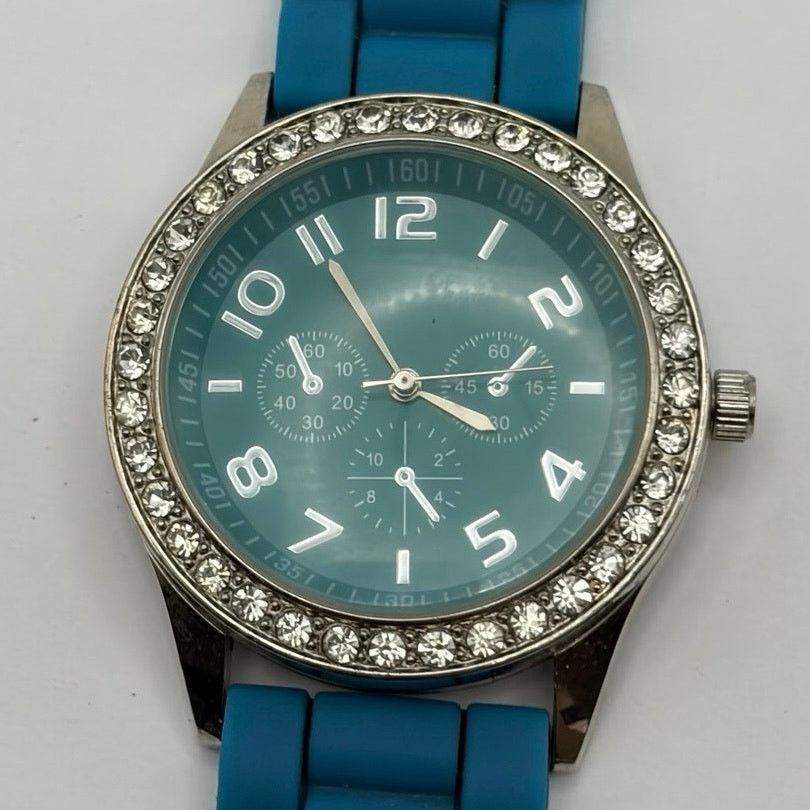 Other Silver & Blue Retro Watch Size ONE SIZE - 2 Thumbnail