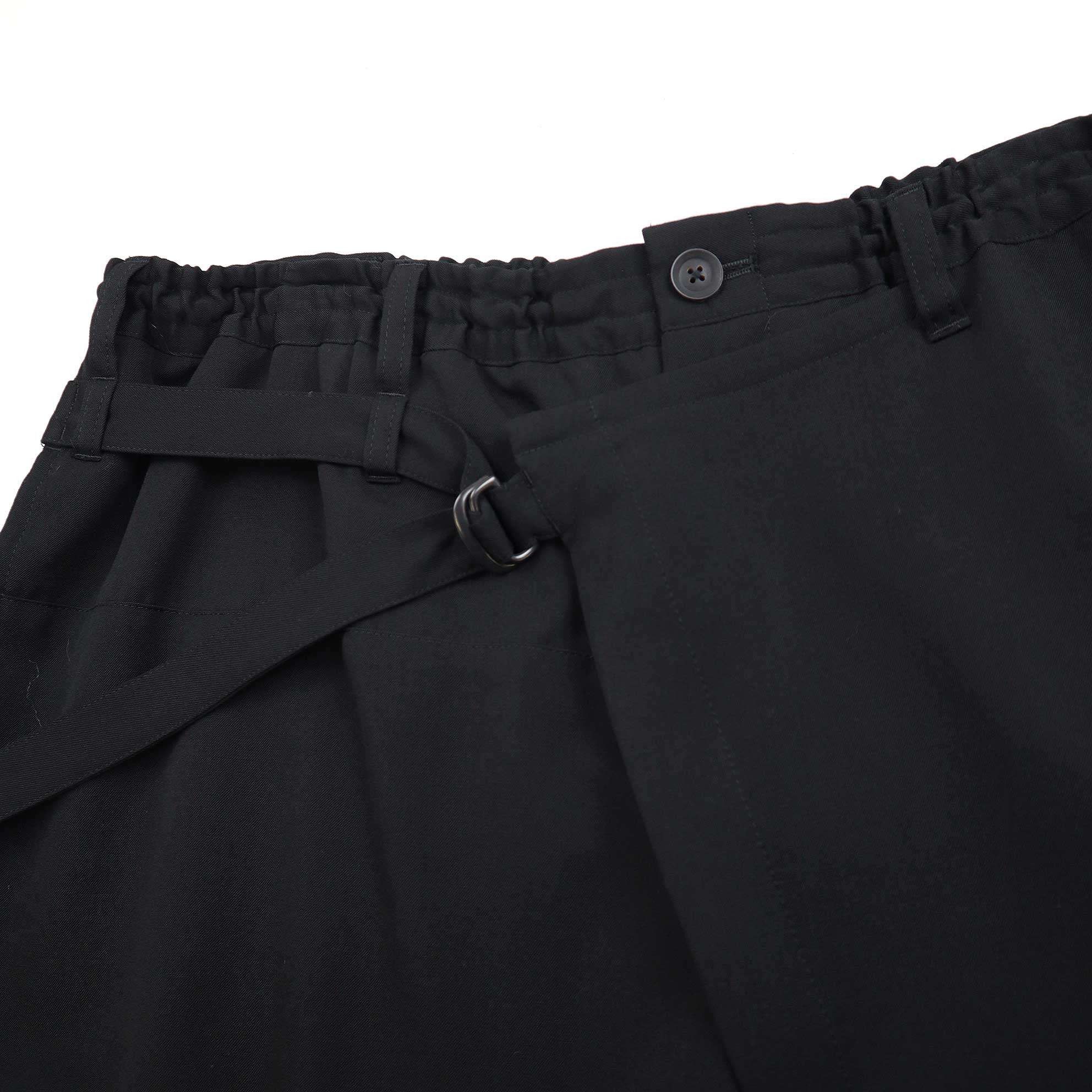 Yohji Yamamoto Yohji Yamamoto Pour Homme 20SS Wrinkled Gabara Wrap Pants Size US 36 / EU 52 - 4 Thumbnail