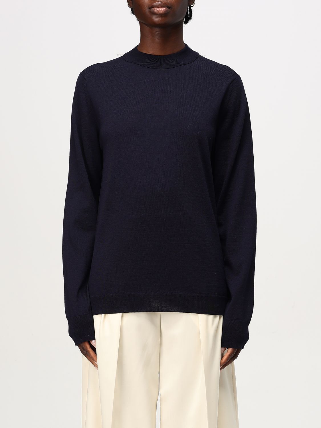 Maison Margiela Maison Margiela Sweater Woman Navy Size M / US 6-8 / IT 42-44 - 1 Thumbnail