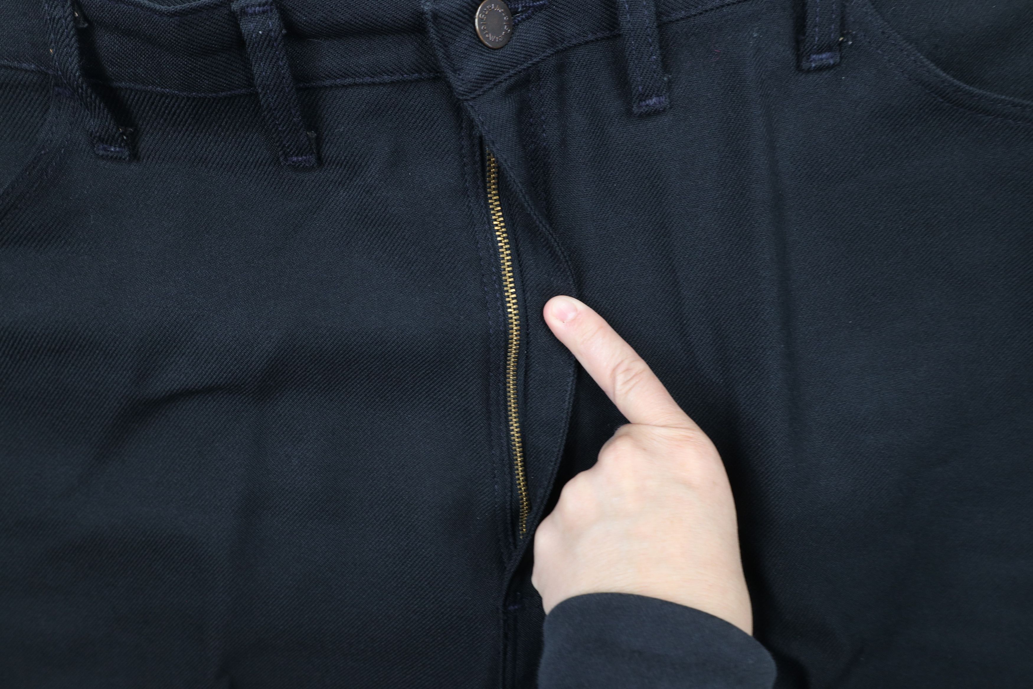 Vintage × Wrangler Vintage 90s Wrangler Wide Leg Bell Bottoms Pants Black USA Size US 44 / EU 60 - 5 Thumbnail