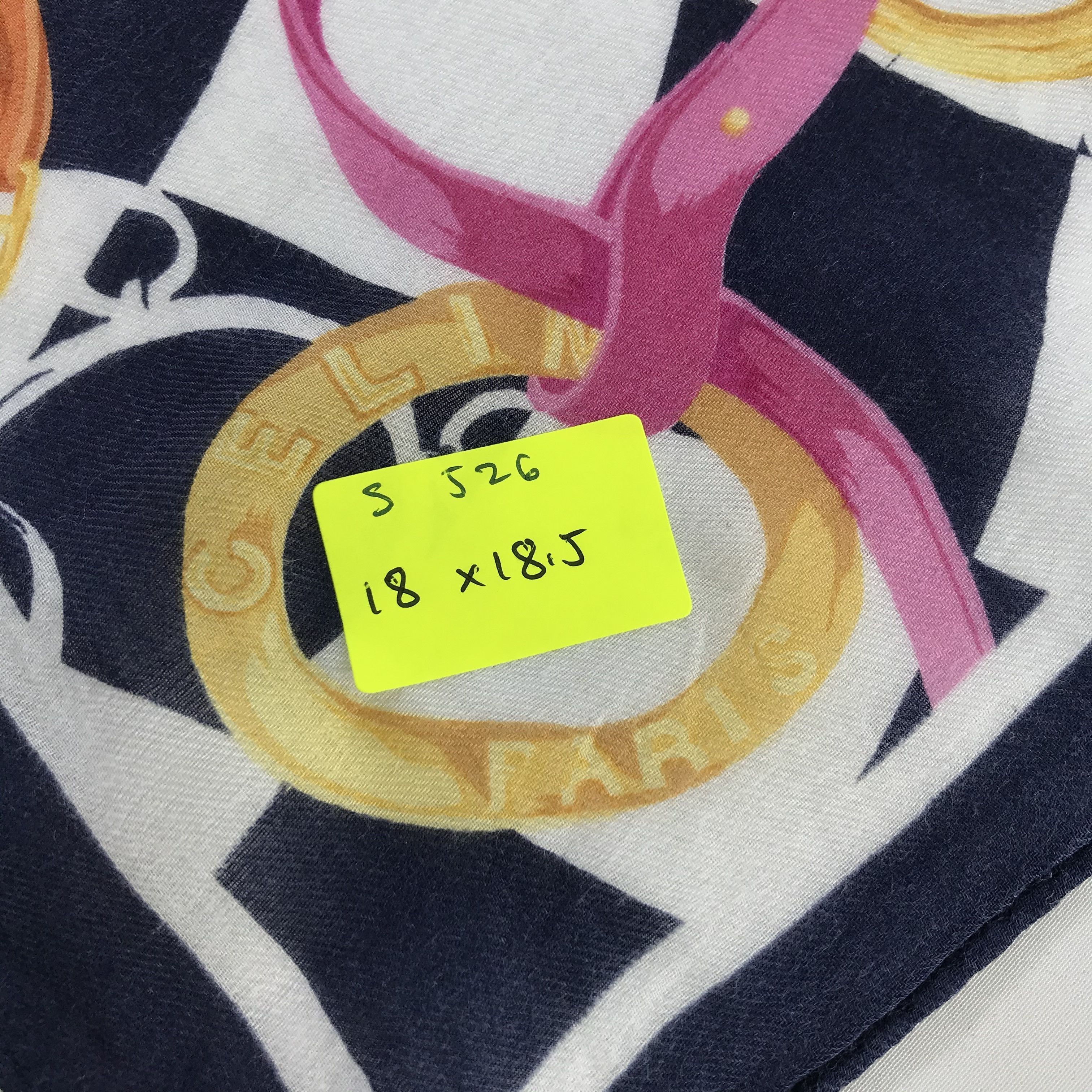Celine × Vintage Celine Bandana / Handkerchief / Neckerchief - S526 Size ONE SIZE - 6 Thumbnail