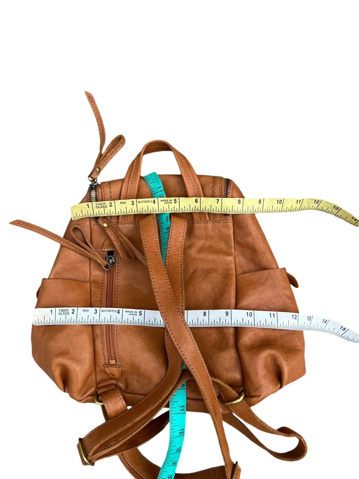 Leather Vintage Marmelo Tokyo Patina Leather Mini Backpack Bag Size ONE SIZE - 25 Thumbnail