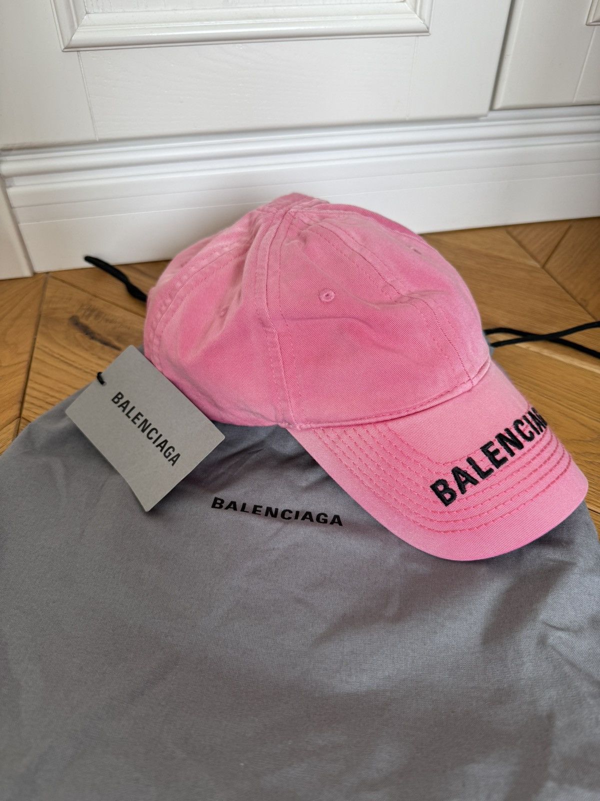 Balenciaga Balenciaga logo cap washed pink Size ONE SIZE - 1 Thumbnail