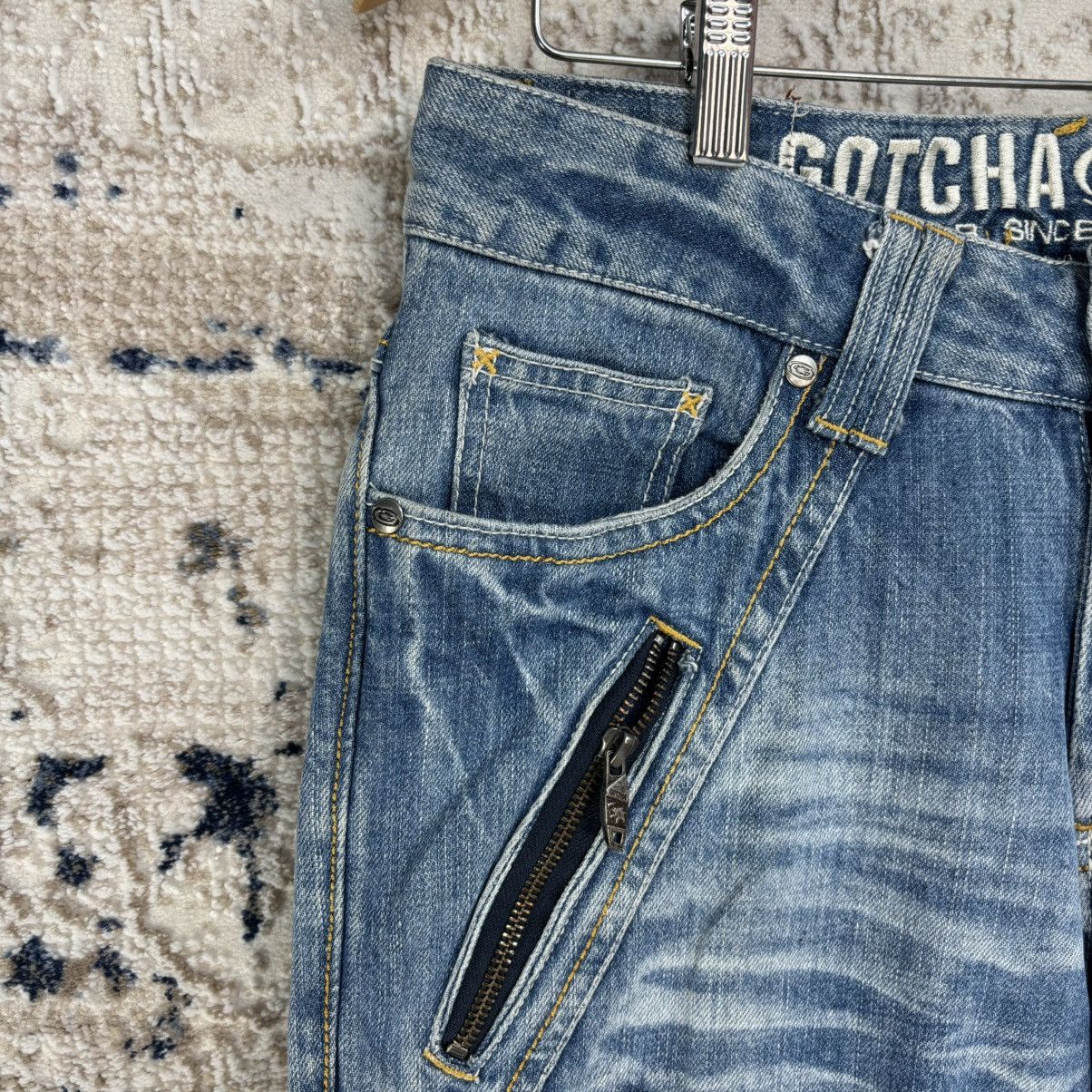 Gotcha × Vintage Vintage Gotcha Surf Embroidered Denim Jeans Size US 32 / EU 48 - 3 Thumbnail