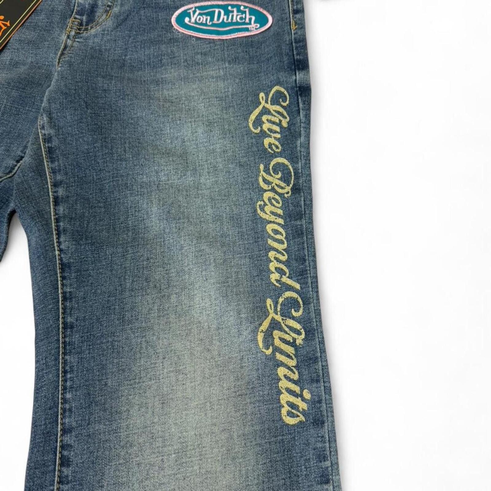 True Religion Von Dutch bootcut y2k style with patch and cool print design Size 30" / US 8 / IT 44 - 6 Thumbnail