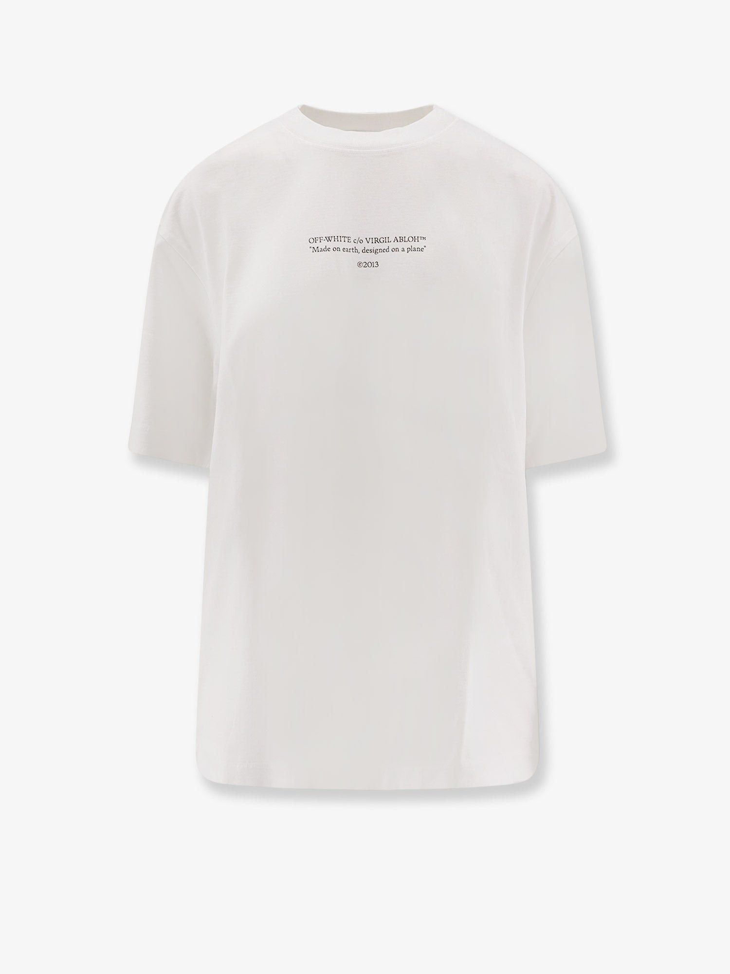 Off-White Cotton T-Shirt Size XS / US 0-2 / IT 36-38 - 1 Thumbnail