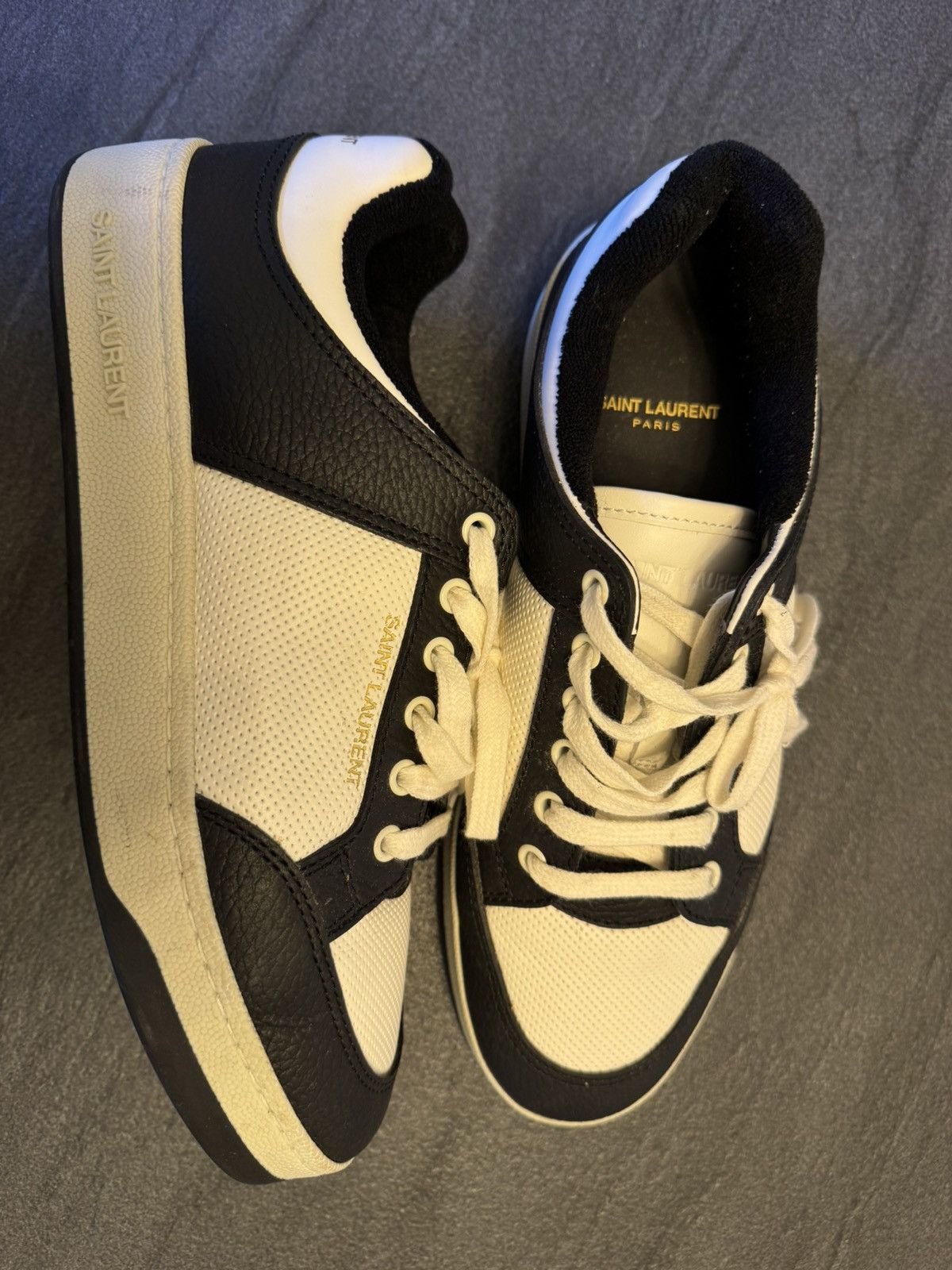 Givenchy Saint Laurent SL/61 Low-Top Sneakers Men’s Size 42 Size US 9 / EU 42 - 3 Thumbnail