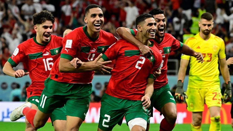 Puma Morocco world cup 2022 home shirt (bnwt) Size US L / EU 52-54 / 3 - 8 Thumbnail