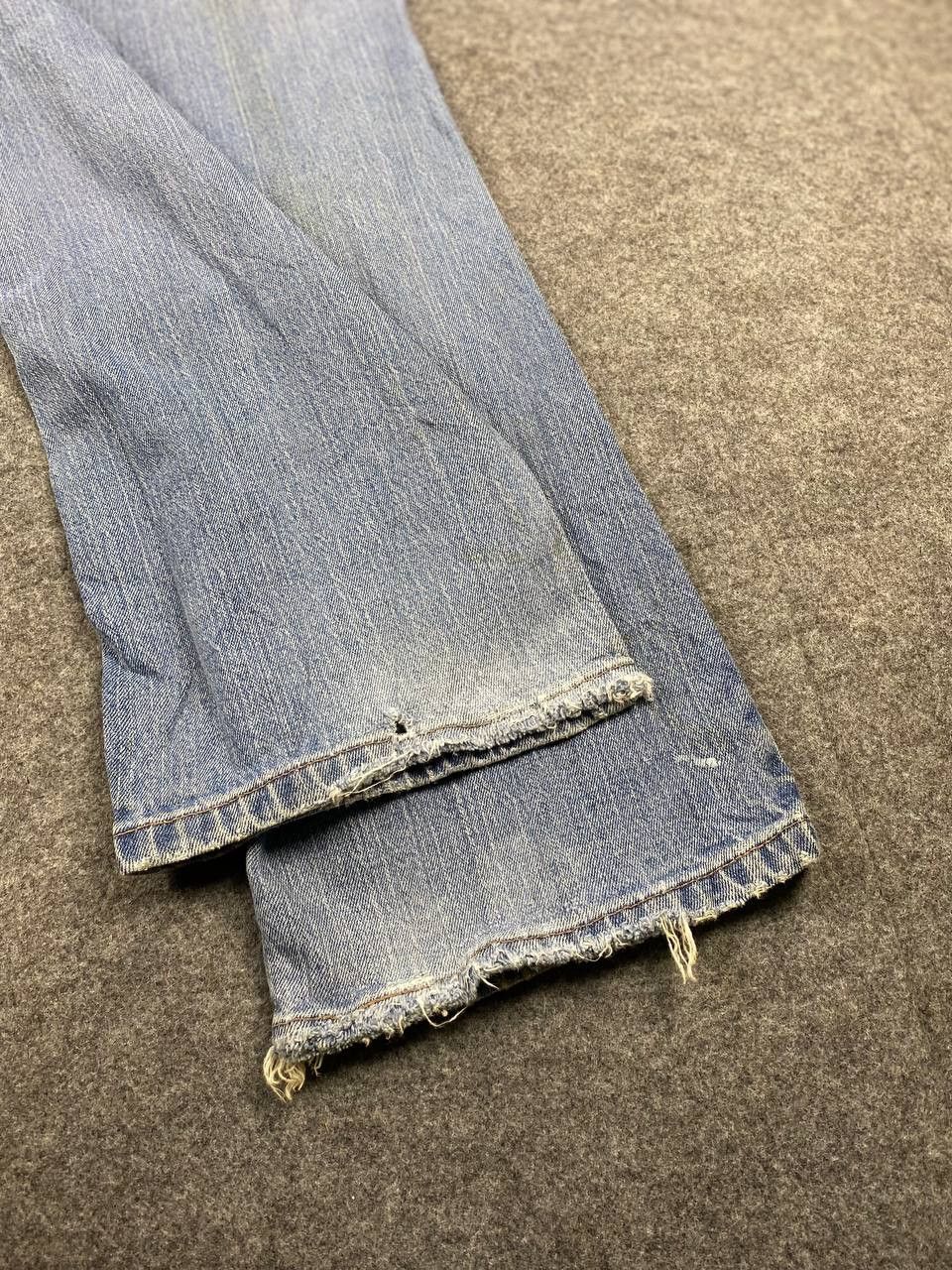Levi's vintage levis 515 bootcut flare distressed denim Size 33" - 7 Thumbnail