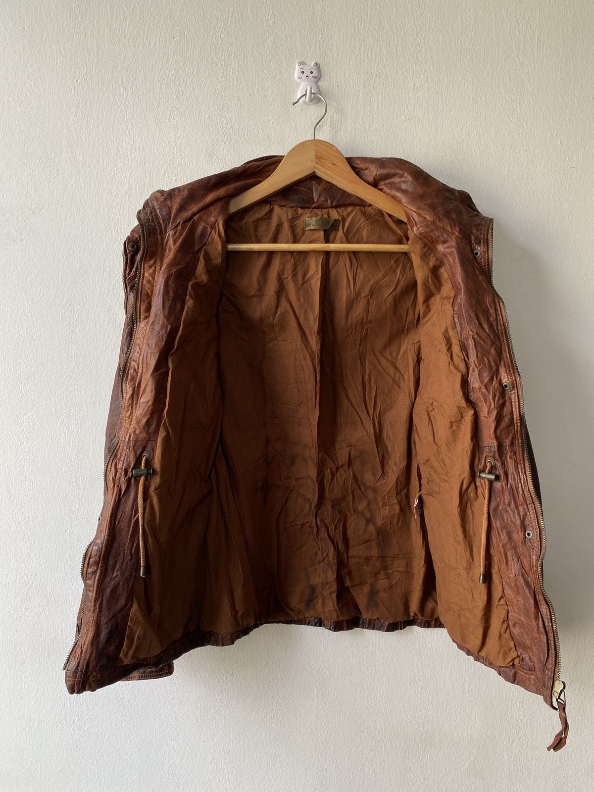 If Six Was Nine Japanese Brand GOA Multipocket Zipper Hoodie Leather Jacket Size US S / EU 44-46 / 1 - 15 Thumbnail