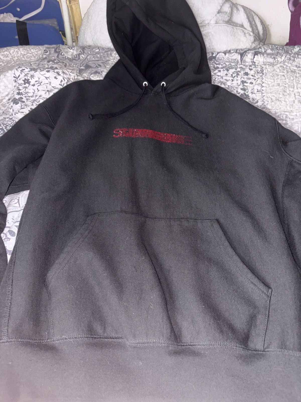 Supreme × Swarovski Supreme x Swarovski Black Motion Logo Hoodie Size US L / EU 52-54 / 3 - 2 Thumbnail
