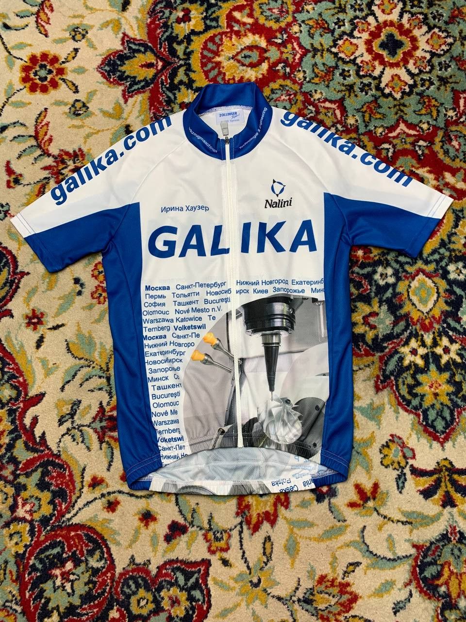 Vintage zollinger sports Irina Hauser cycling vintage jersey Size US M / EU 48-50 / 2 - 1 Thumbnail