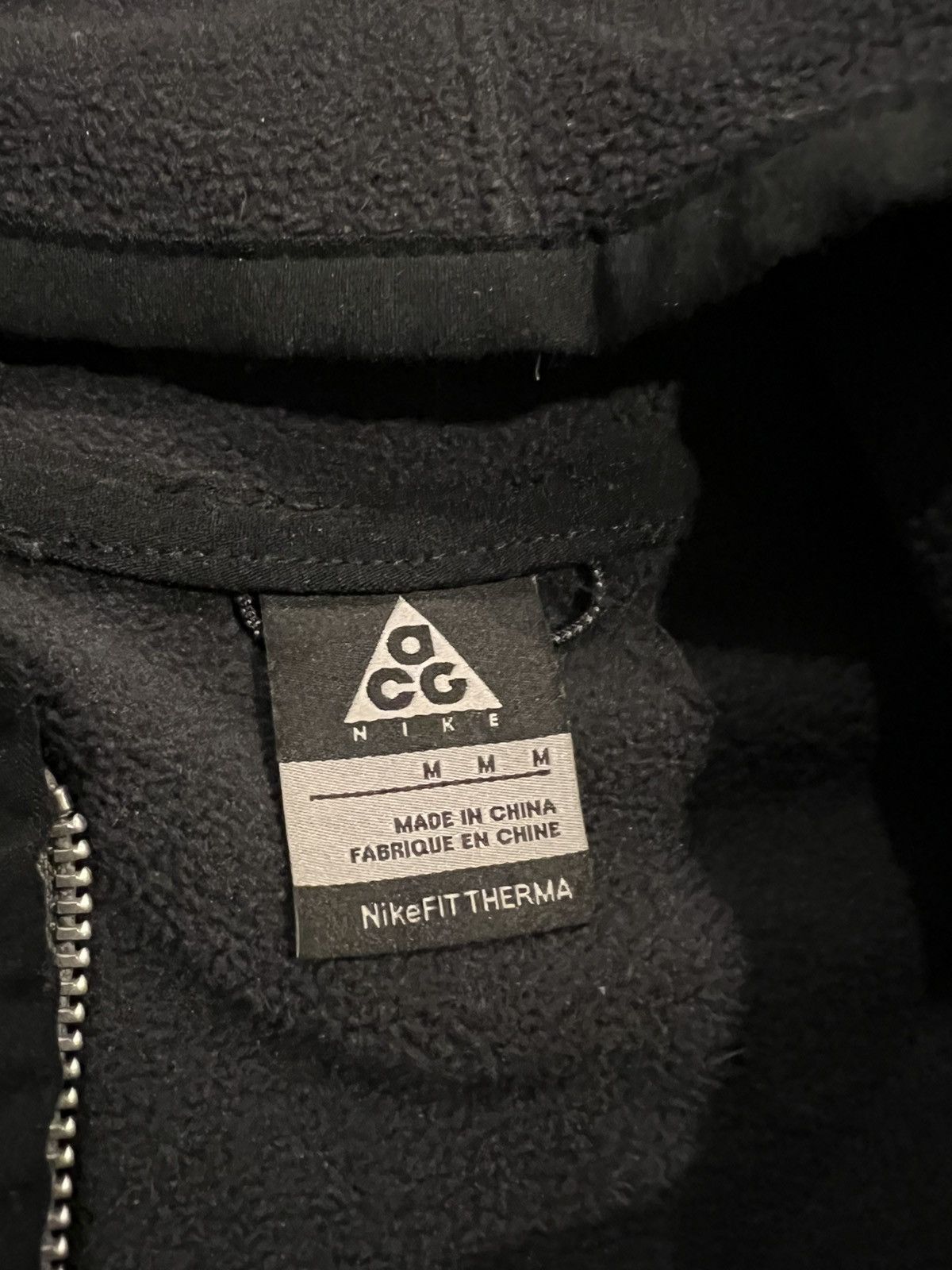 Nike ACG Size M Nike ACG Vintage Y2K Black Half Zip Fleece Pullover Size US M / EU 48-50 / 2 - 7 Thumbnail