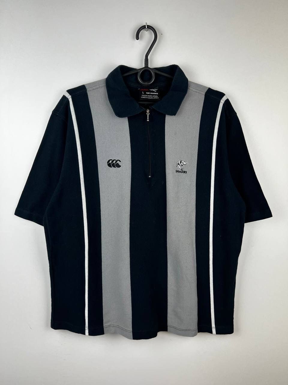 Vintage Sharks Canterbury rugby vintage polo t-shirts size L Size US L / EU 52-54 / 3 - 1 Thumbnail