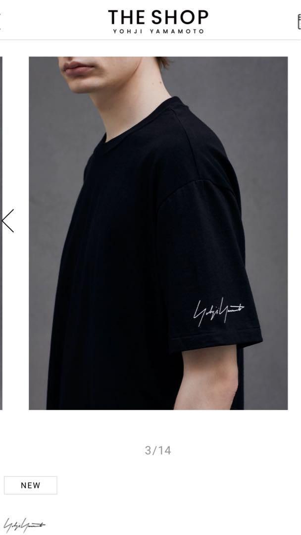 Yohji Yamamoto YOHJI YAMAMOTO Short sleeve BLACK T-shirt Size US XL / EU 56 / 4 - 7 Thumbnail