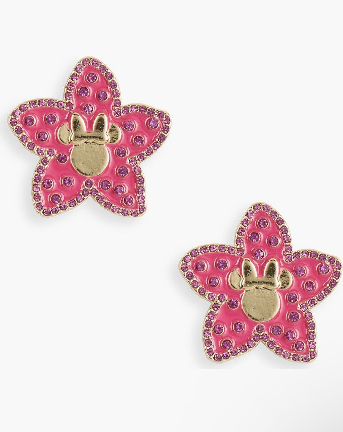 Disney Baublebar x Disney Minnie Mouse Hisbiscus Stud Earring Size ONE SIZE - 1 Thumbnail