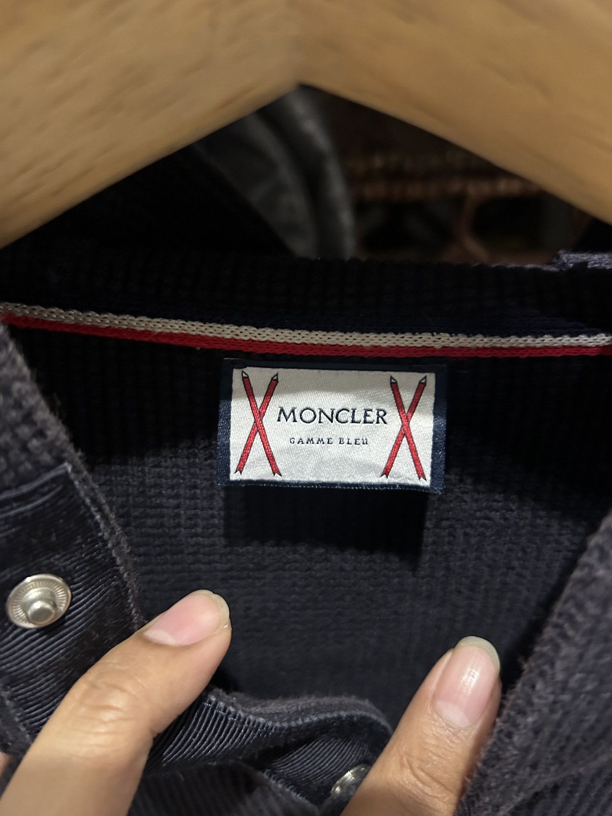 Moncler MONCLER Gamma Blue Cardigan made in Italy Size US M / EU 48-50 / 2 - 4 Thumbnail