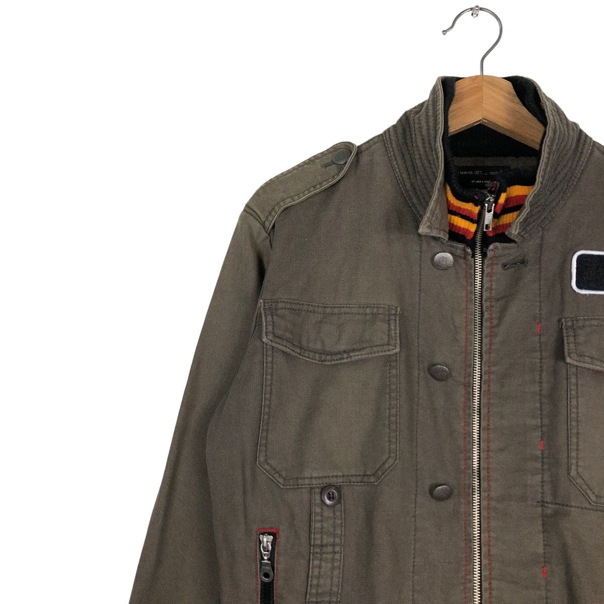Japanese Brand VINTAGE BIKER WORK JACKET POWER TO THE PEOPLE BLACK LABEL Size US M / EU 48-50 / 2 - 5 Thumbnail