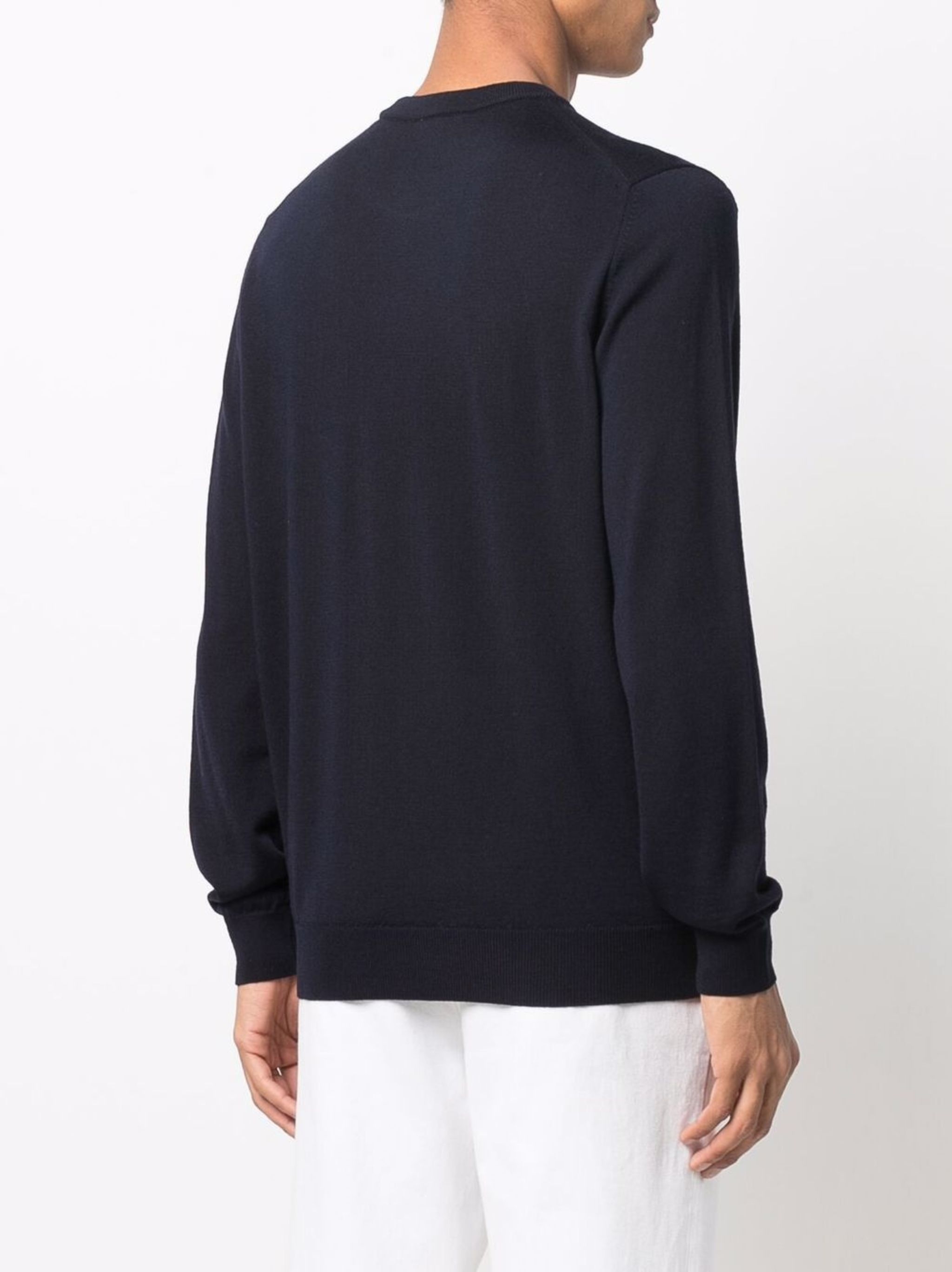 Lacoste o1s22i1n1124 Wool Crewneck Pullover Sweater in Blue Size US L / EU 52-54 / 3 - 4 Thumbnail