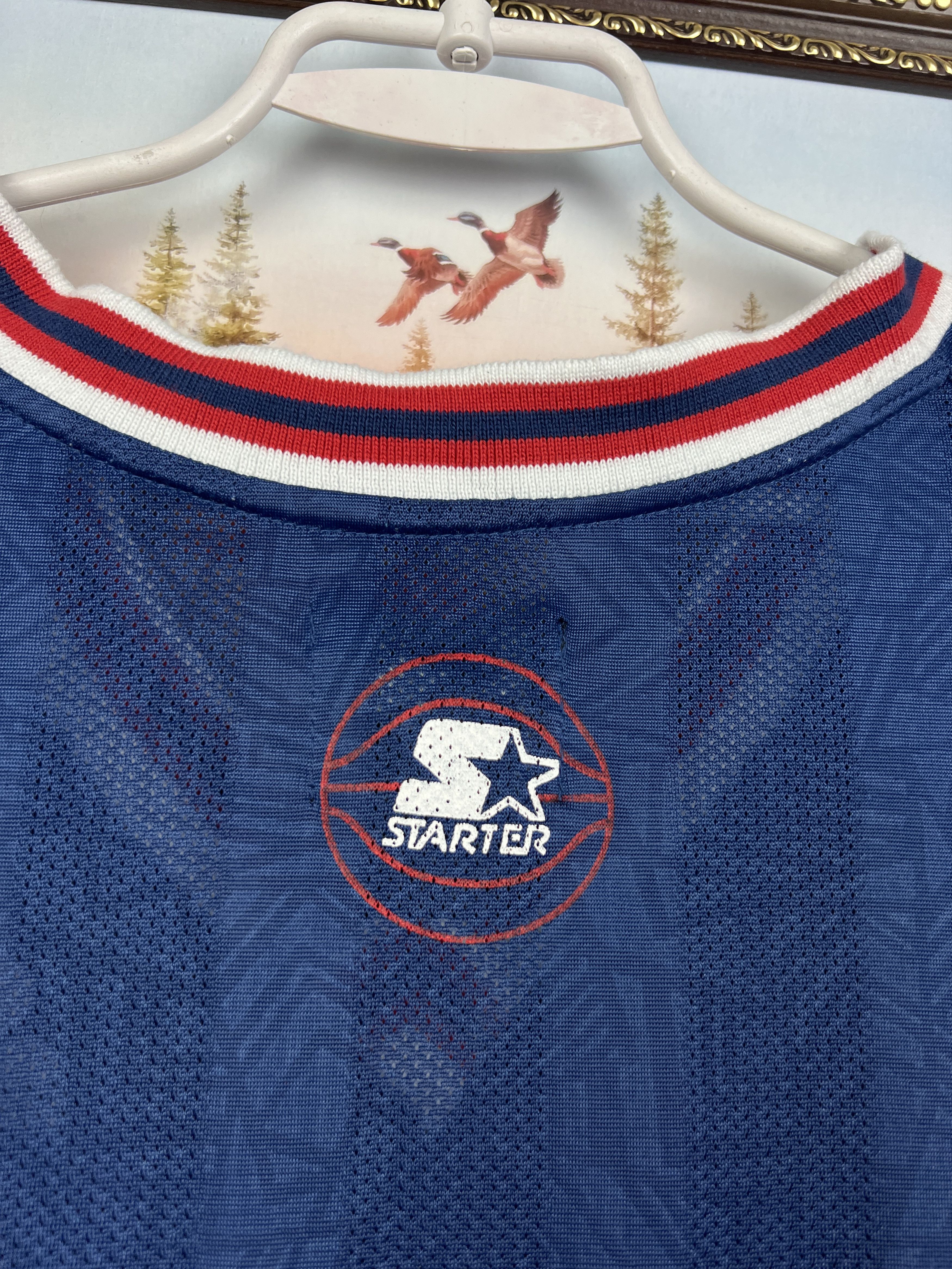 Starter Vintage 90's USA Olympics Team Basketball Jersey Shirt Size US M / EU 48-50 / 2 - 11 Thumbnail