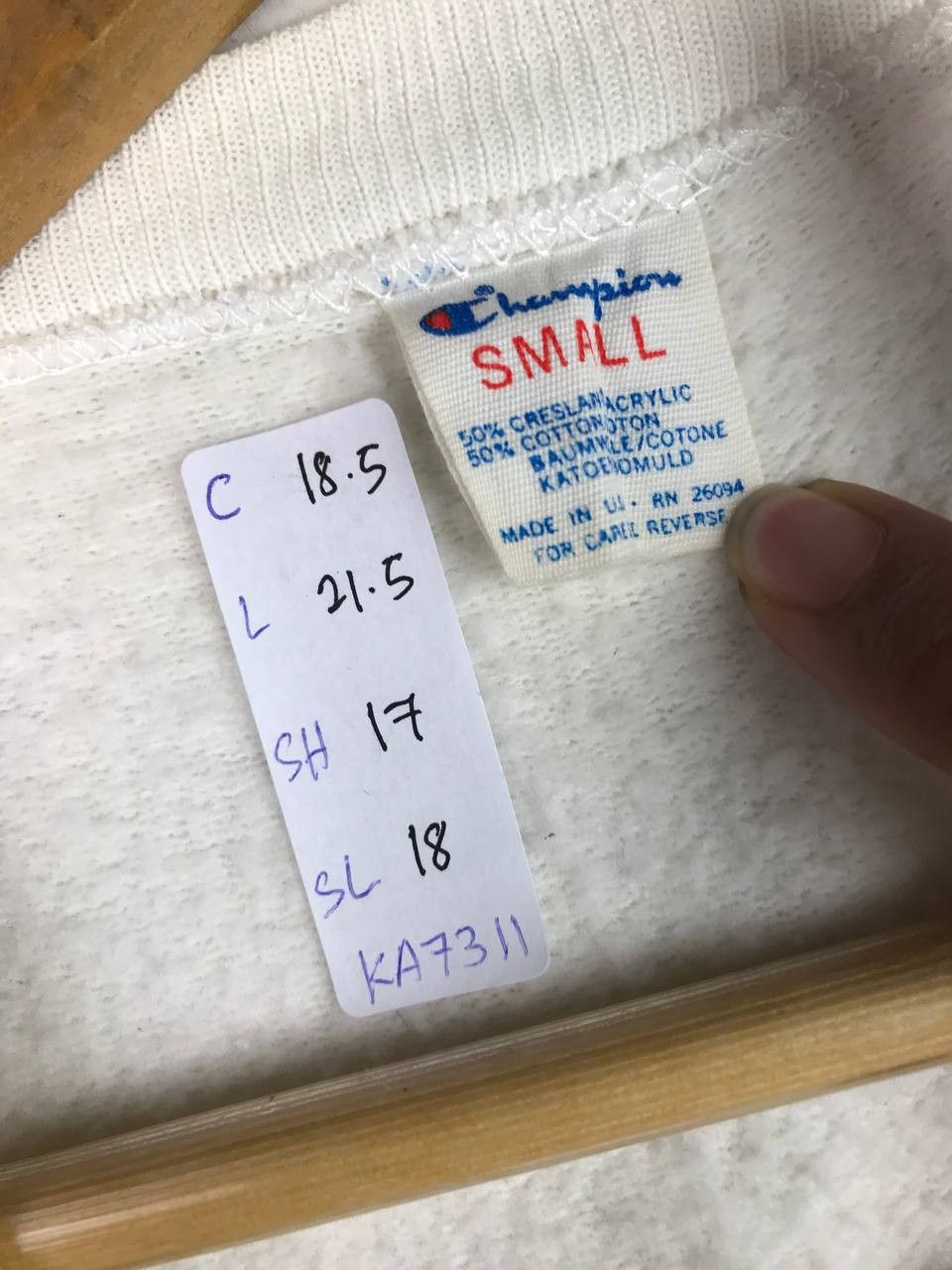 Champion × Vintage Vintage 80's Champion Made In Usa Rare Design Size US S / EU 44-46 / 1 - 4 Thumbnail