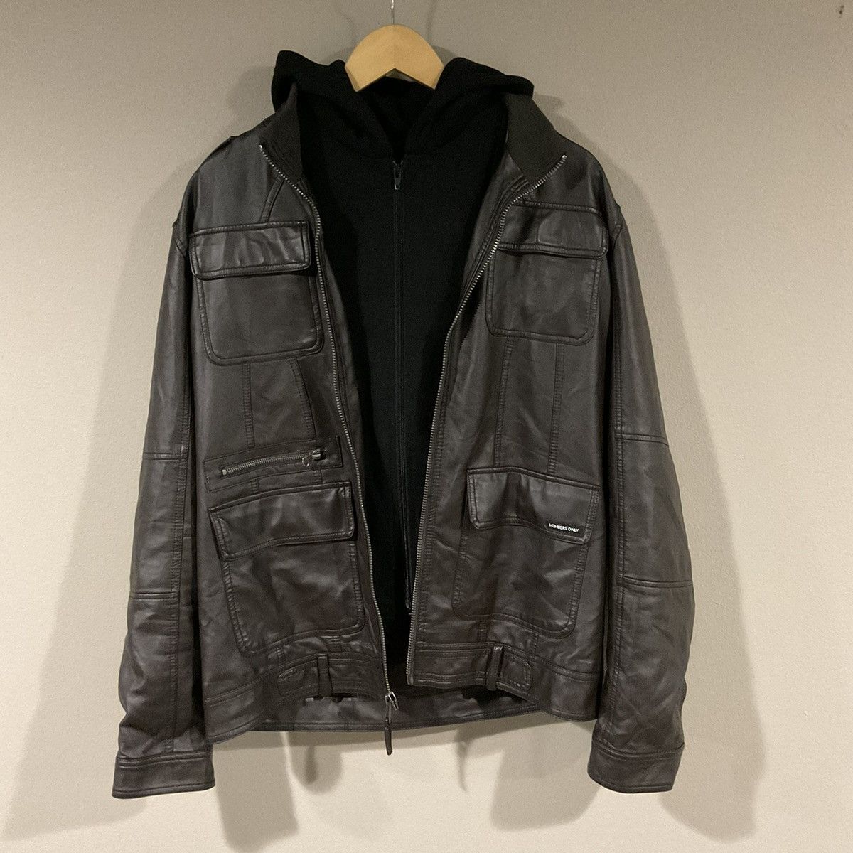 Members Only Hooded Members Only L Train Jacket Brown Mens L Size US L / EU 52-54 / 3 - 1 Thumbnail
