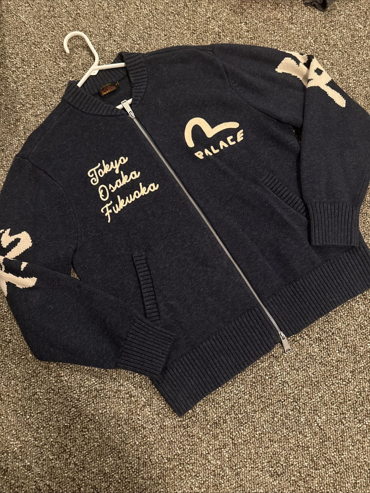 Evisu × Palace Palace x Evisu Cycle Knit | Grailed