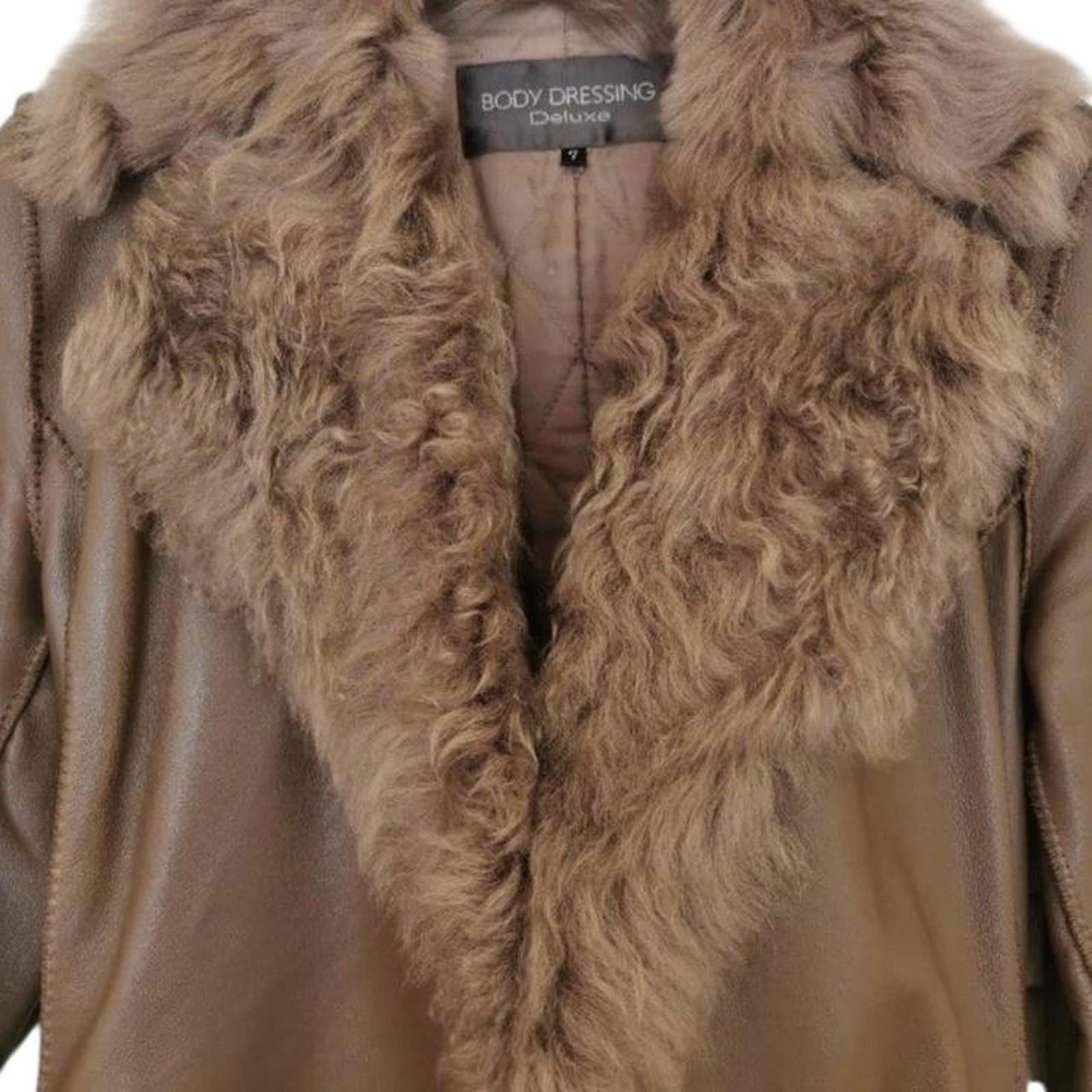 Other Real leather and fur grunge penny lane style brown jacket Size XS / US 0-2 / IT 36-38 - 3 Thumbnail