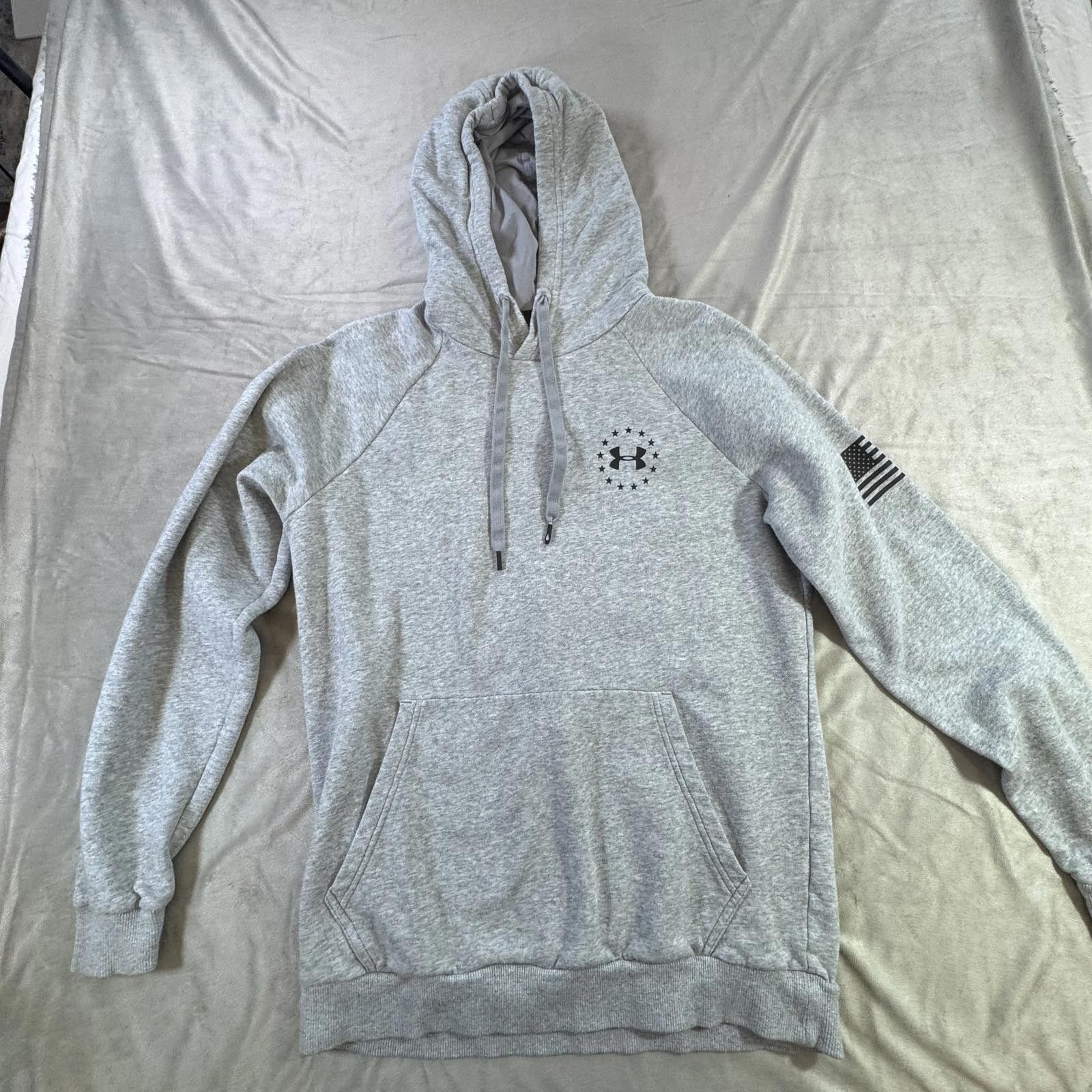 Under Armour Under Armour Men's Medium New Freedom Flag Hoodie Coldgear Size US M / EU 48-50 / 2 - 5 Thumbnail
