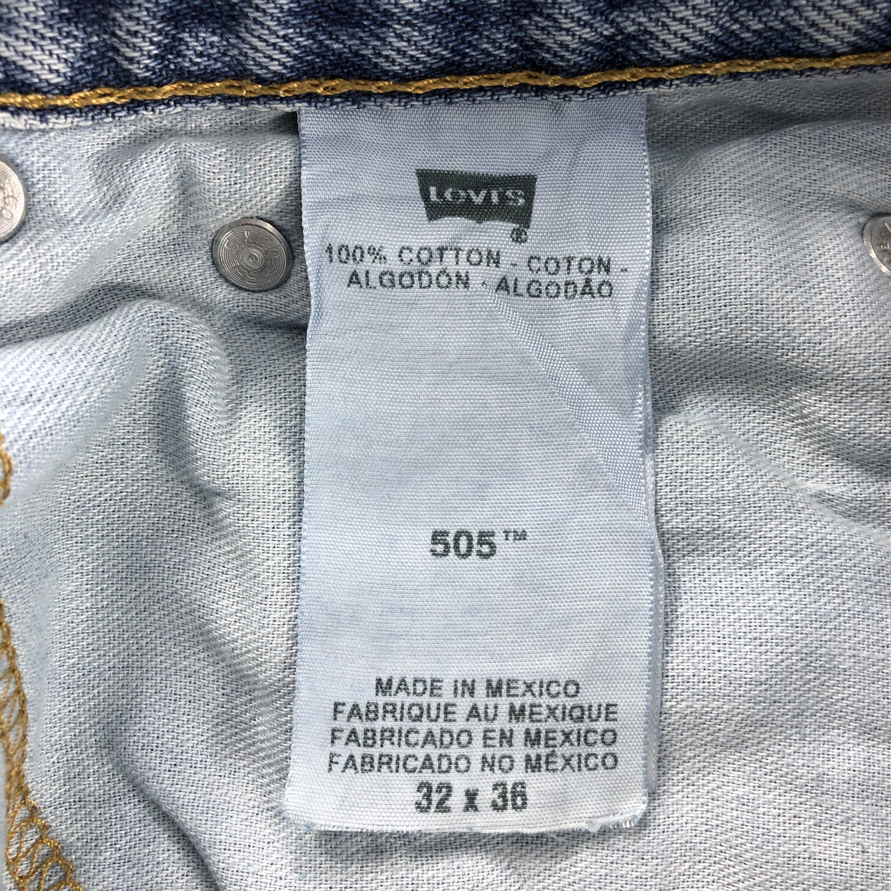 Levi's Vintage Levis 505 Jeans Medium Wash Denim KJ563 Size US 33 - 10 Thumbnail