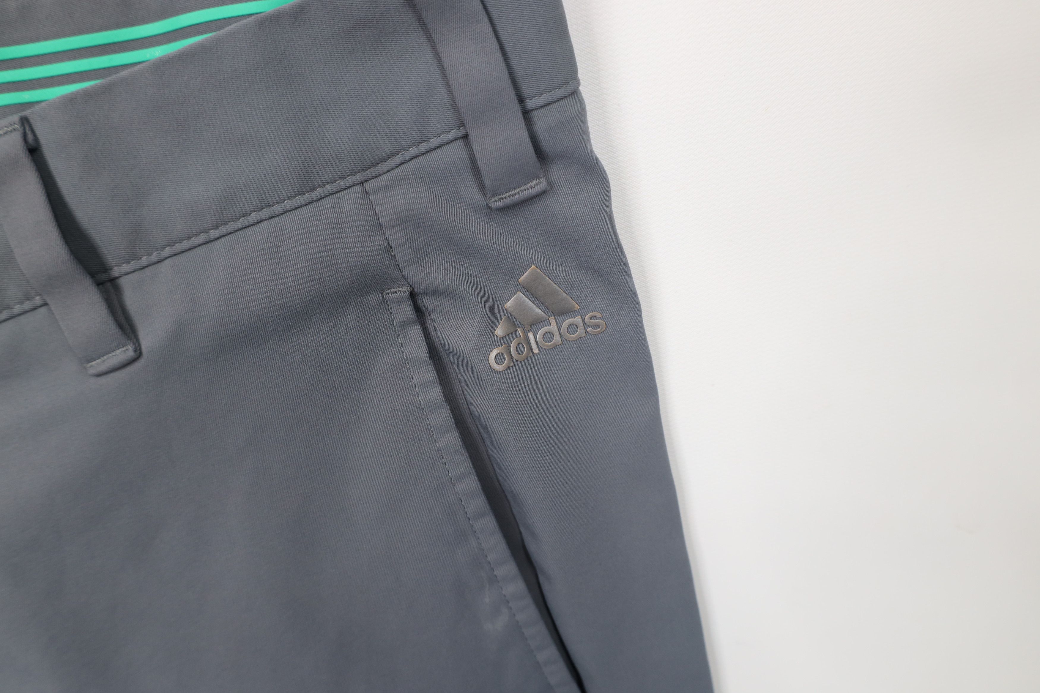 Adidas Adidas Golf Distressed Spell Out Golfing Chino Pants Gray Size US 34 / EU 50 - 7 Thumbnail