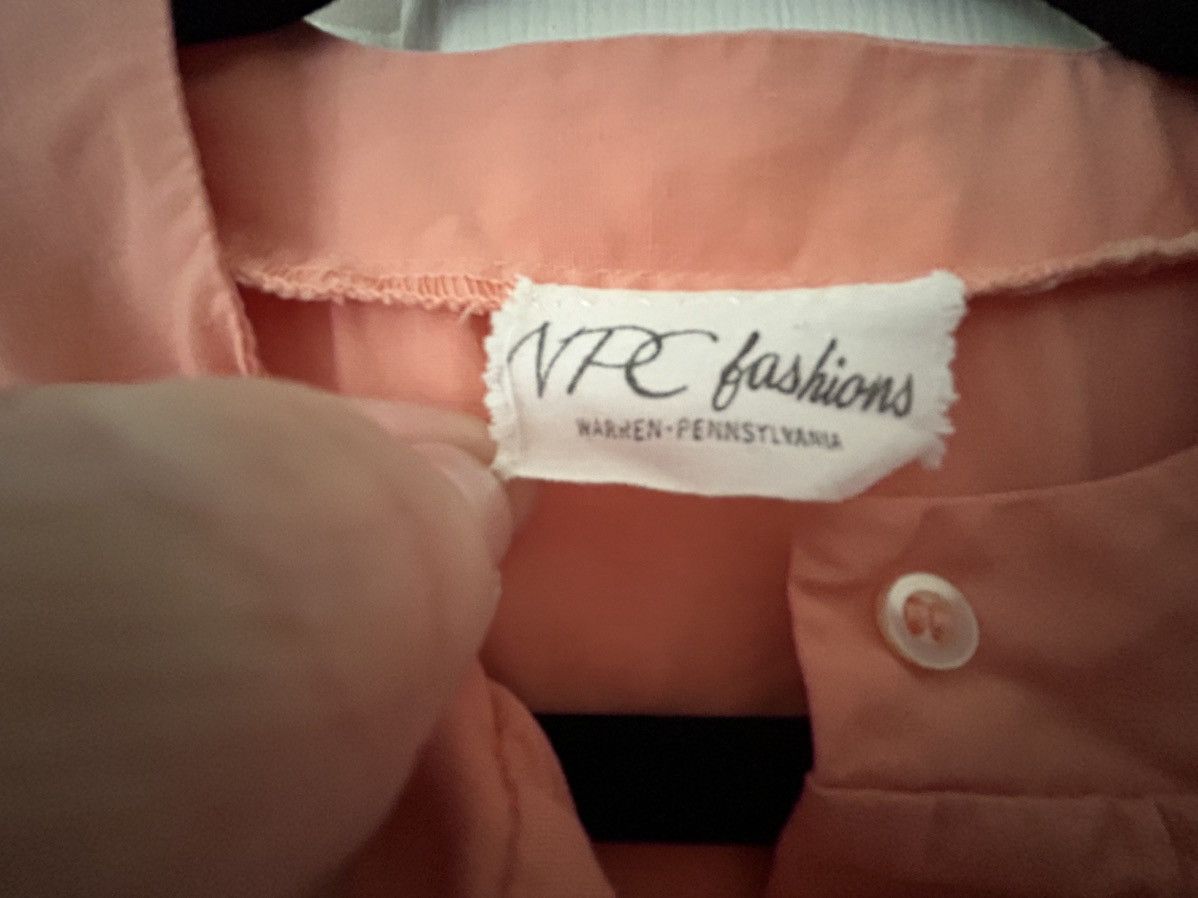Vintage NPC Fashions Peach Dress Size M / US 6-8 / IT 42-44 - 8 Thumbnail